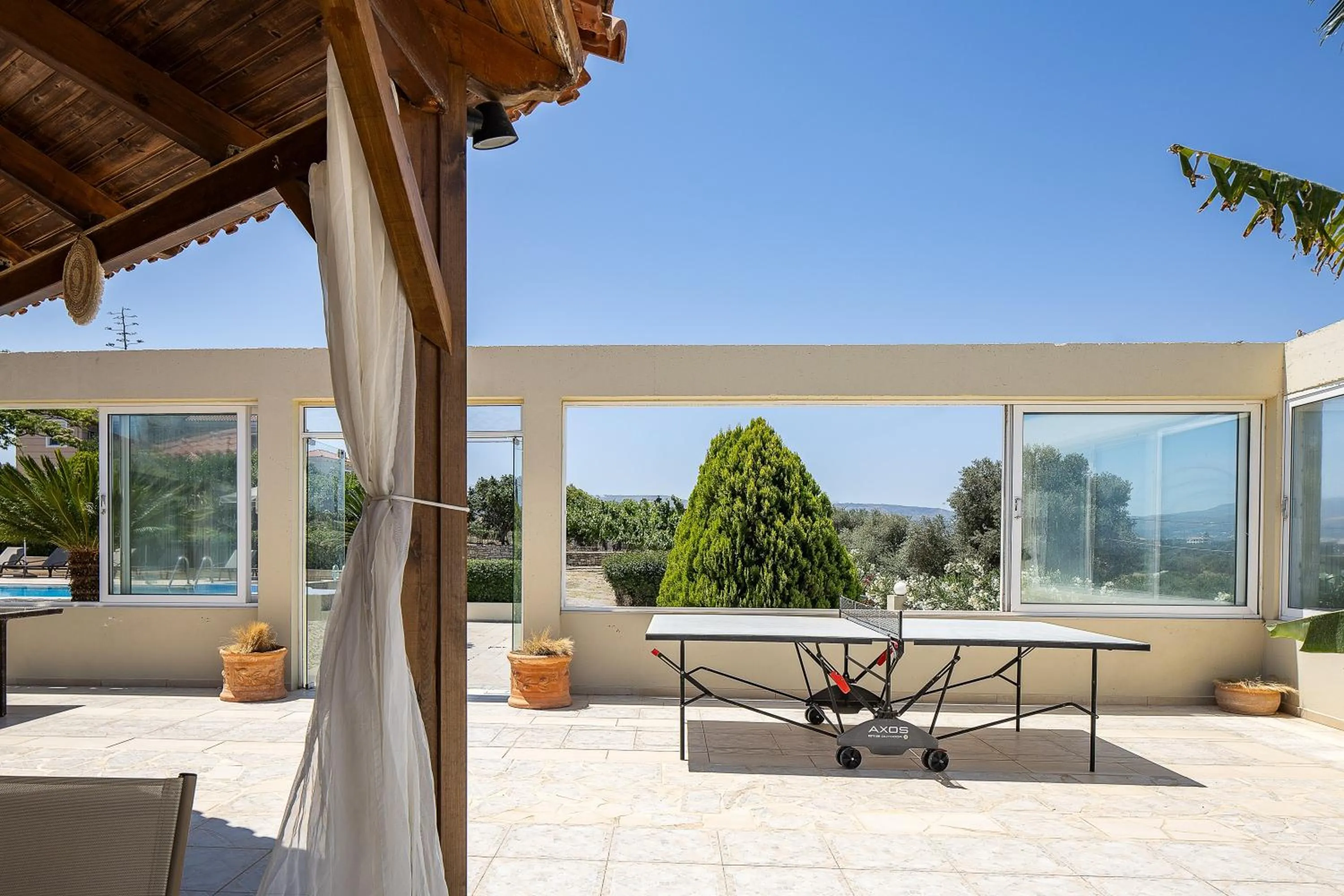 Patio in Lofos Panorama Apartments