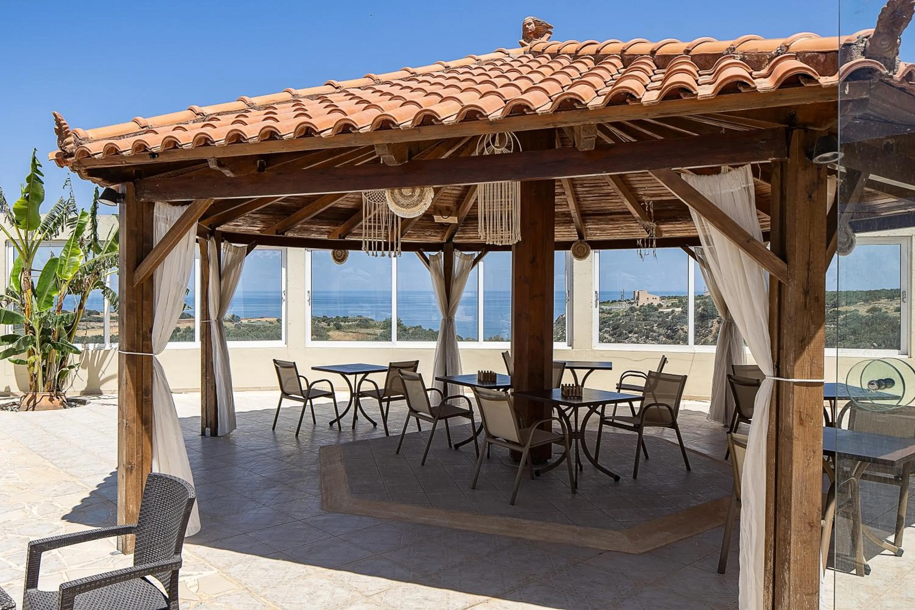 Patio in Lofos Panorama Apartments