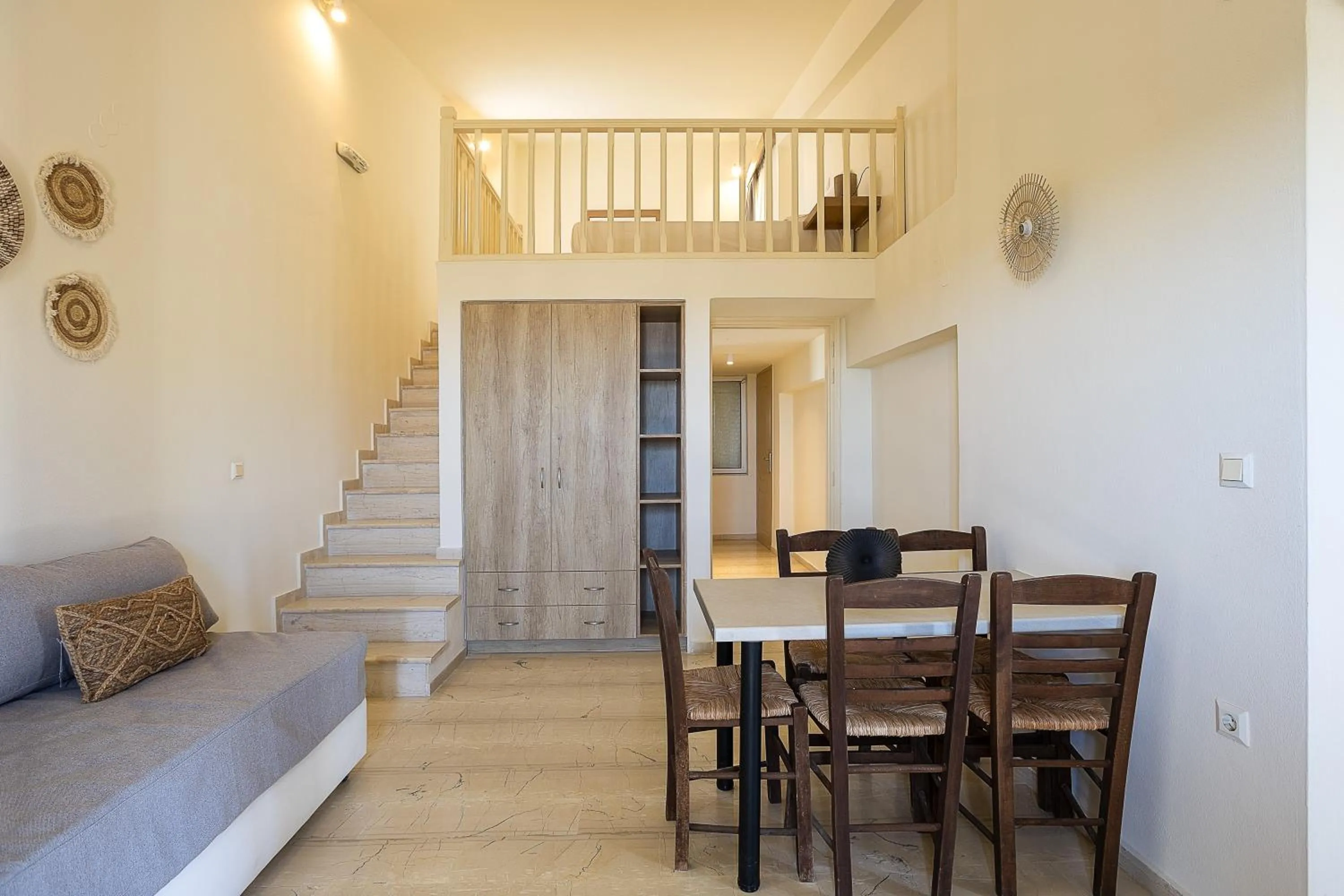 Living room in Lofos Panorama Apartments