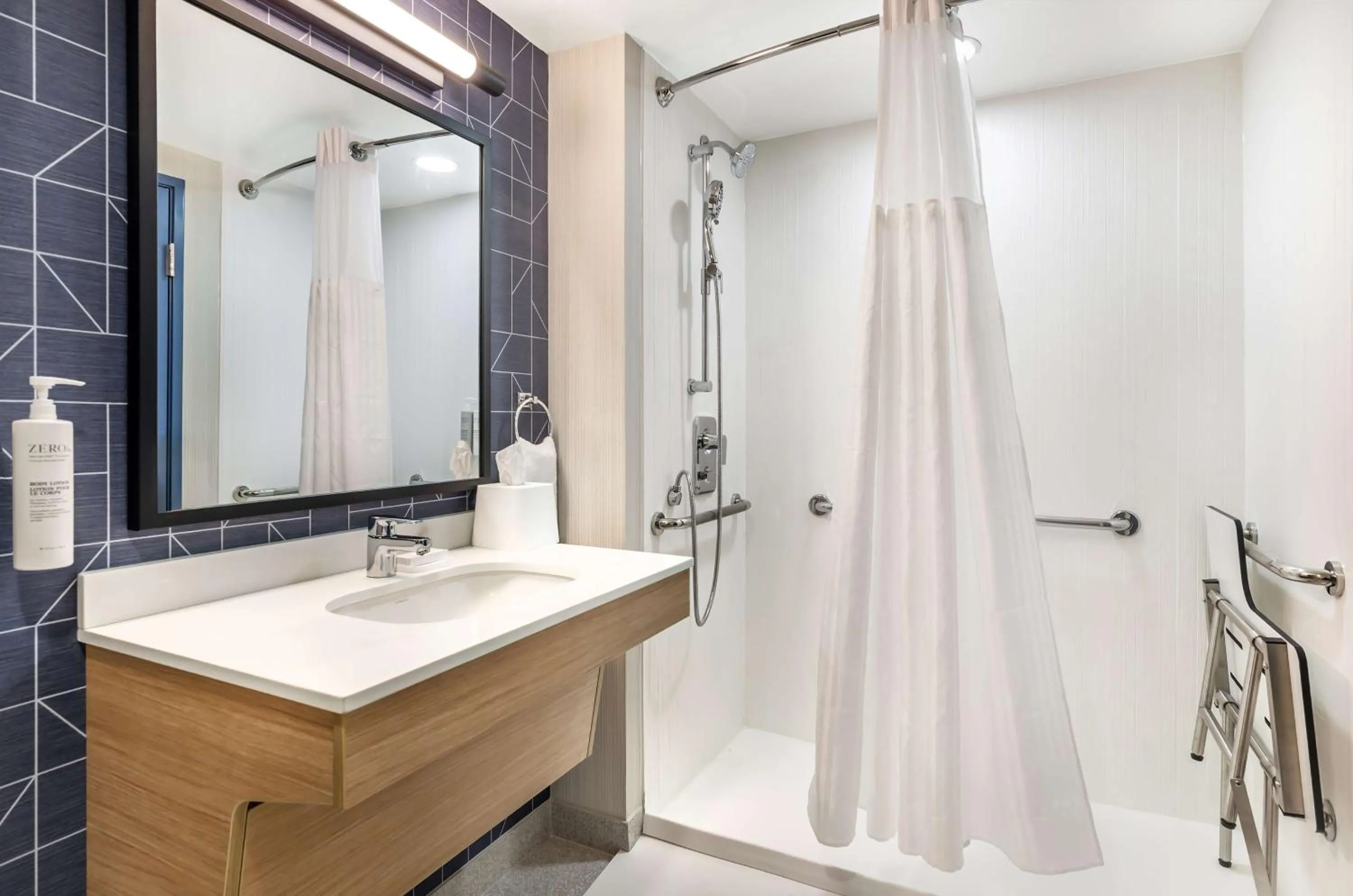 Bathroom in Spark By Hilton Roanoke Airport