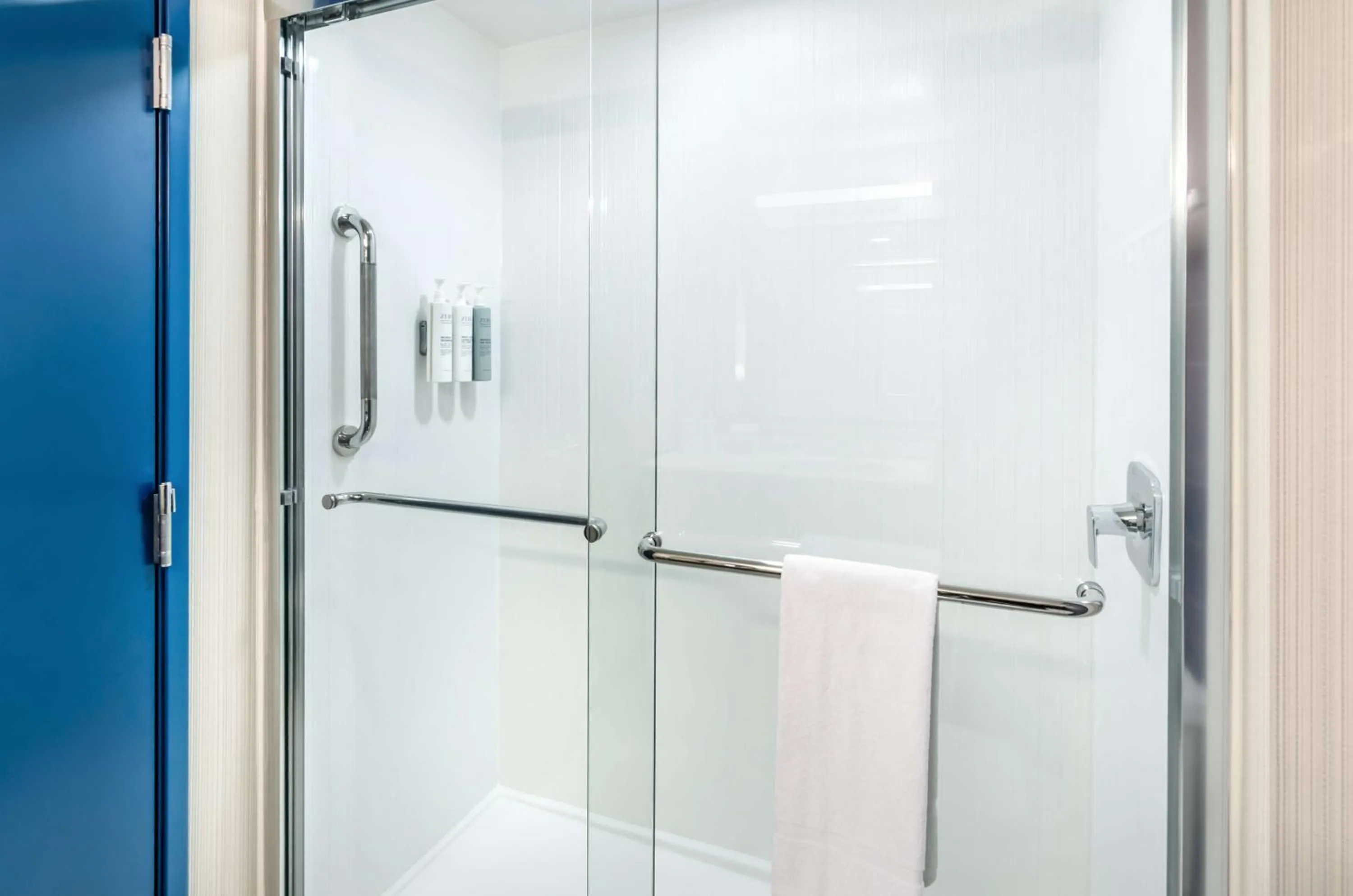 Bathroom in Spark By Hilton Roanoke Airport