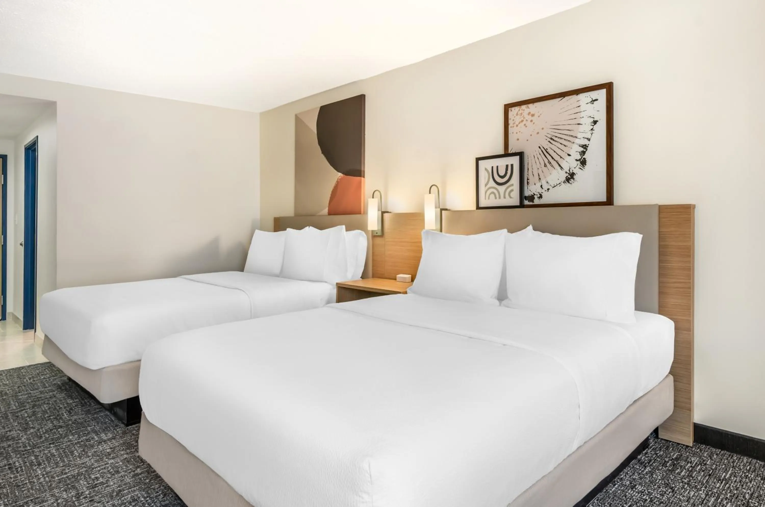 Guests, Bed in Spark By Hilton Roanoke Airport