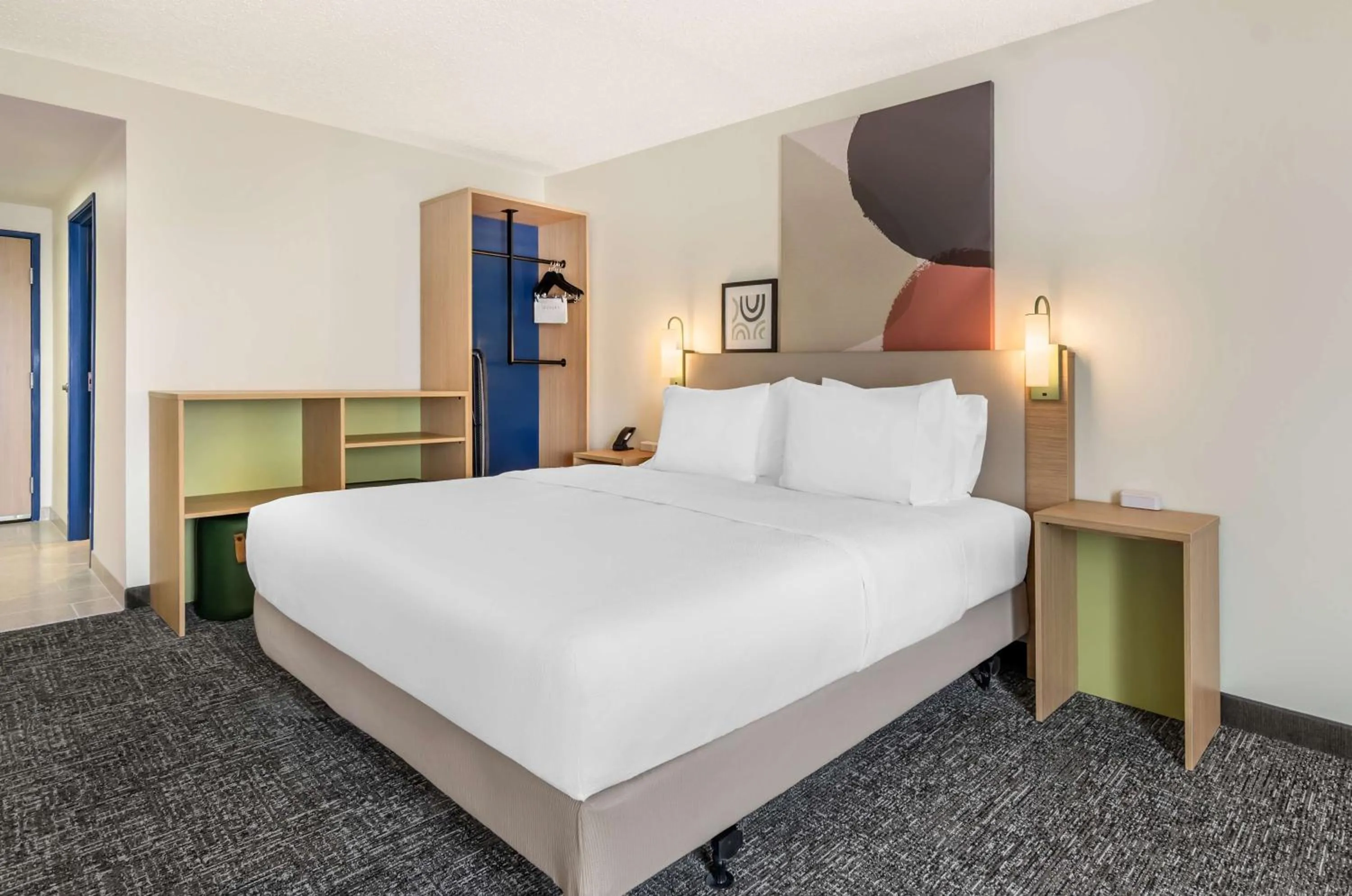 Bed in Spark By Hilton Roanoke Airport