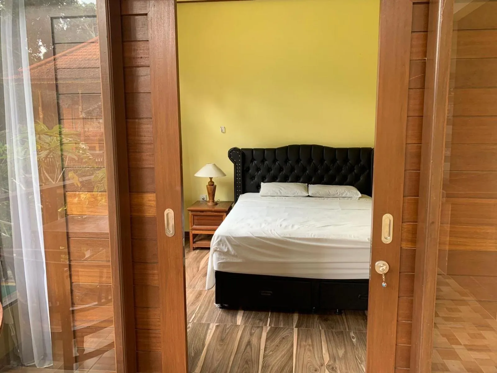 Bed in Baligen Bungalow