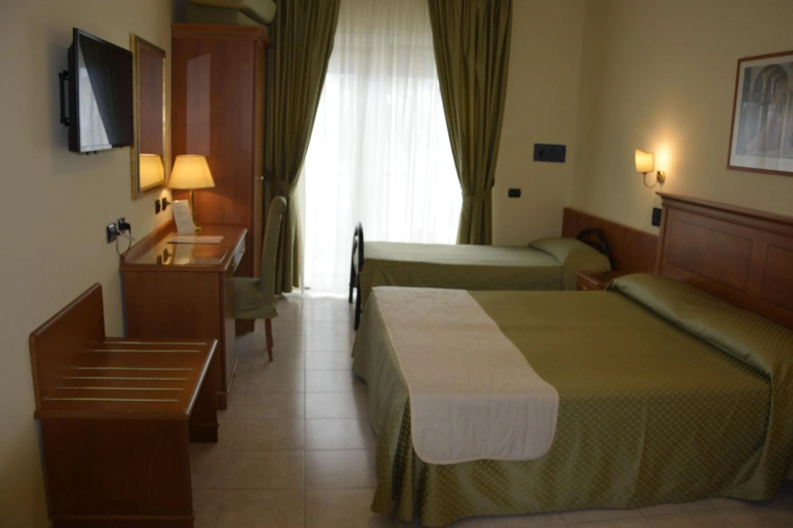 Bed in Grand Hotel Victoria