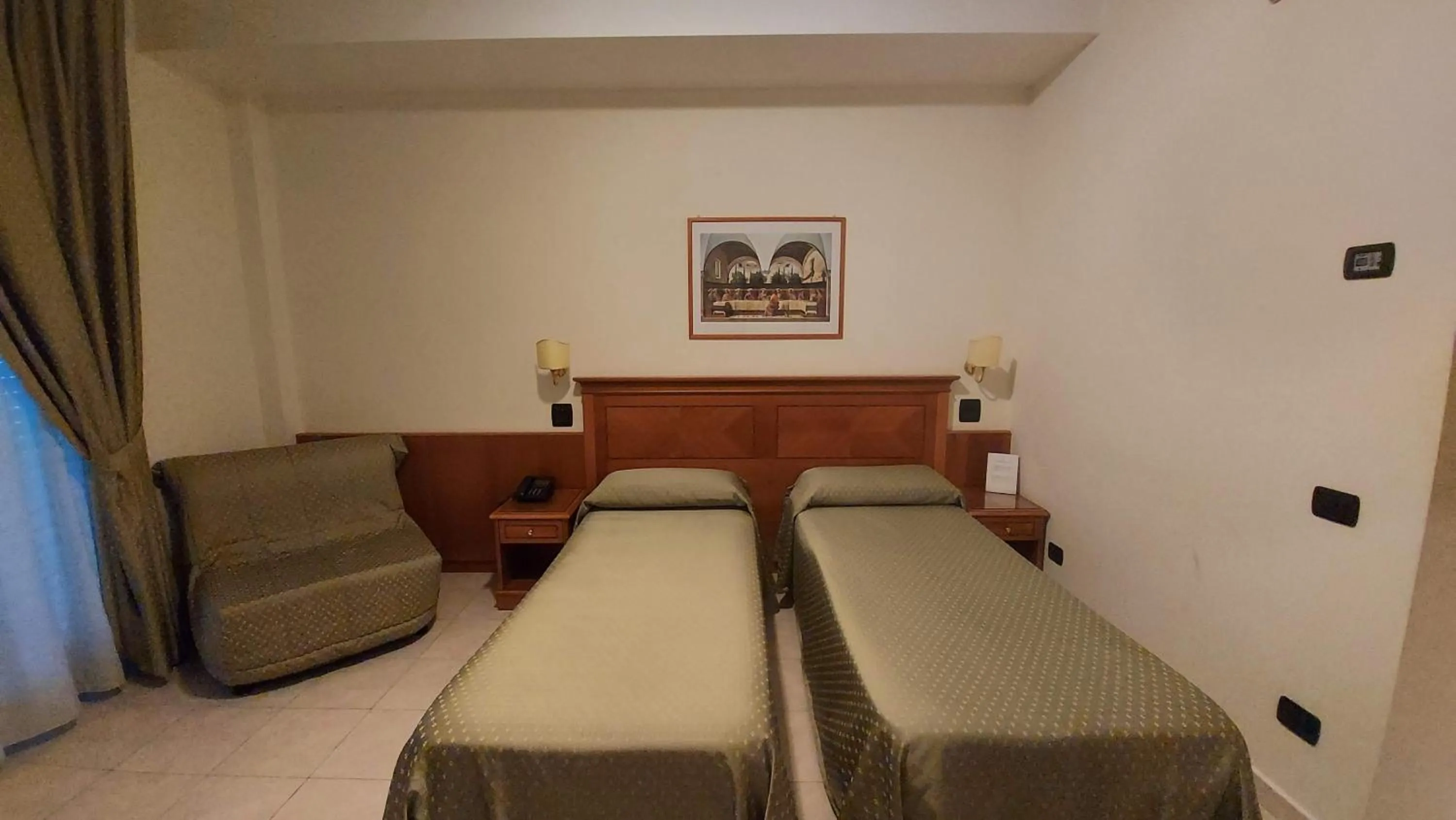 Bed in Grand Hotel Victoria