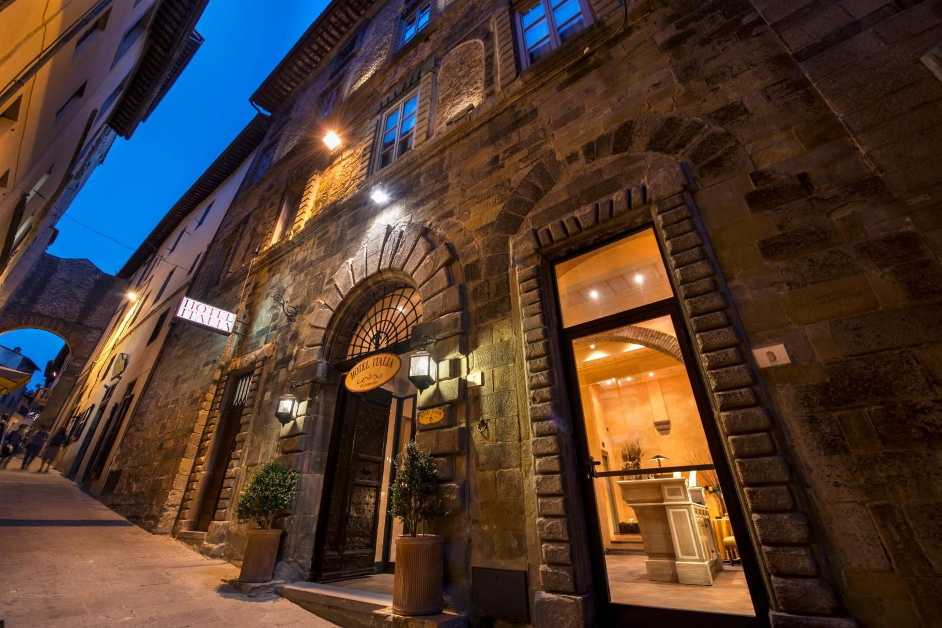 Property building in Hotel Italia Cortona