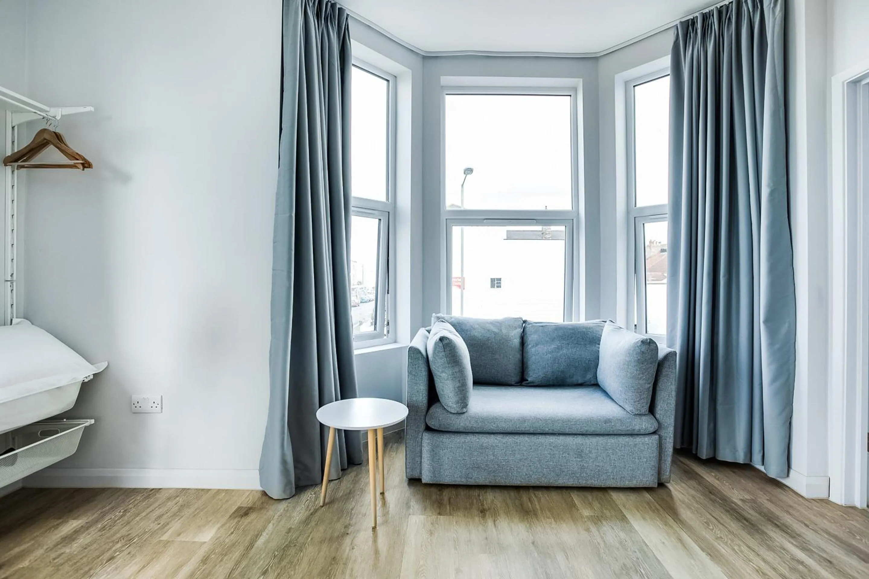 Bedroom, Bed in OYO Studiotel Great Yarmouth - Modern Hotel Apartments