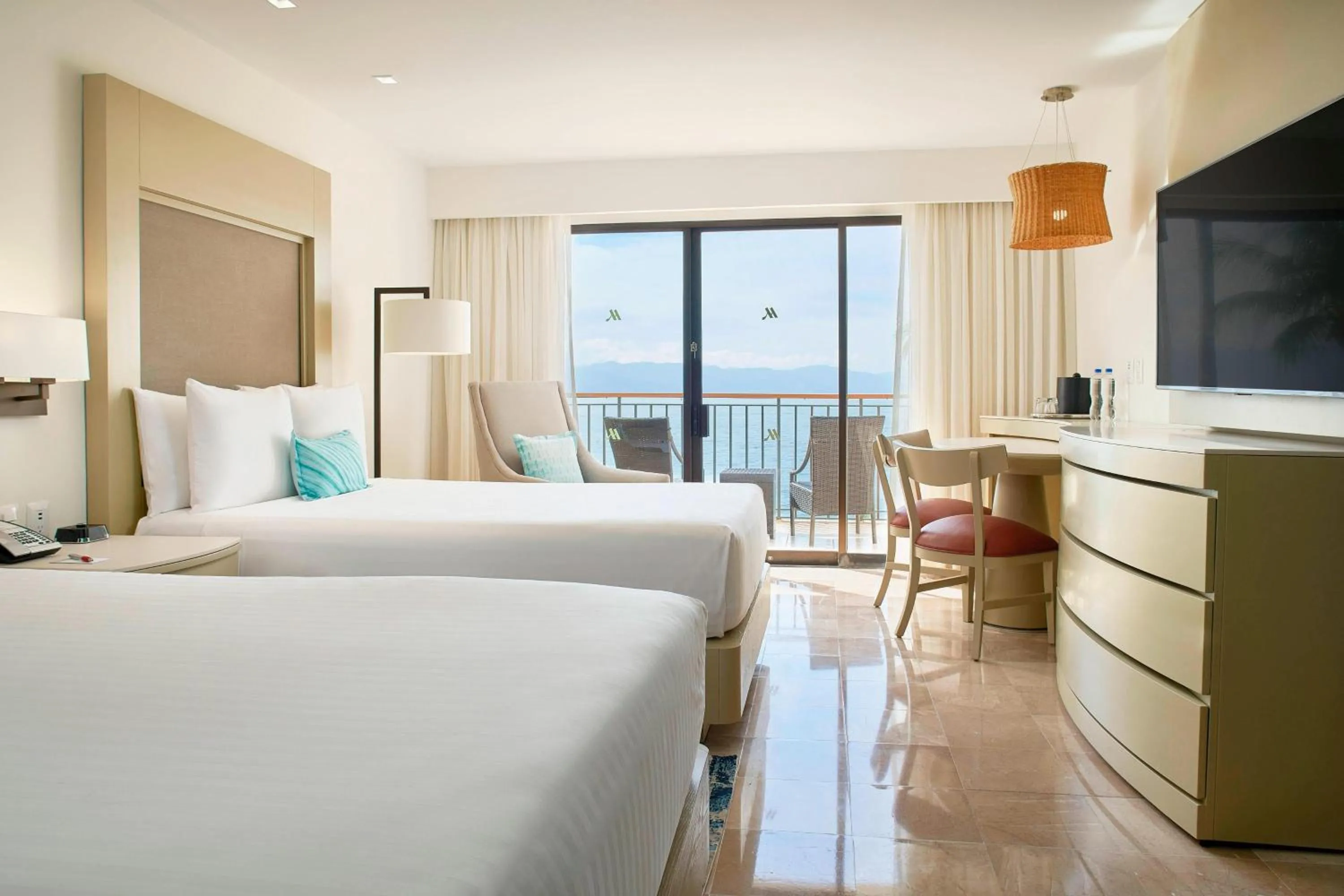 Photo of the whole room, Bed in Marriott Puerto Vallarta Resort & Spa