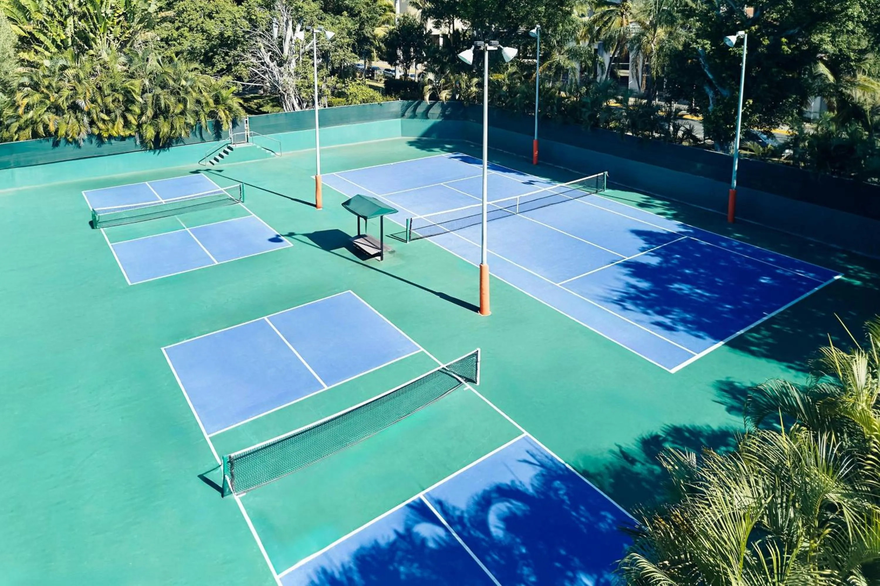 Tennis court in Marriott Puerto Vallarta Resort & Spa