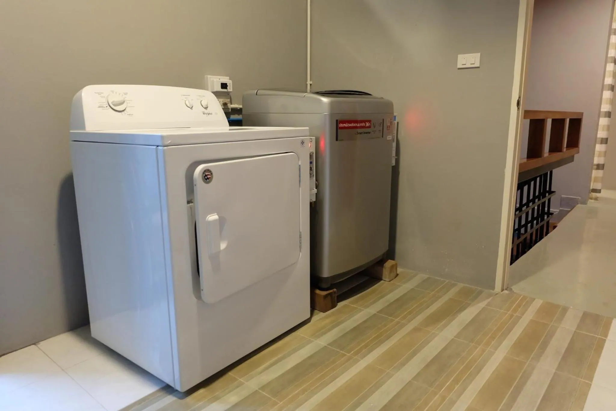 laundry in Click Hostel