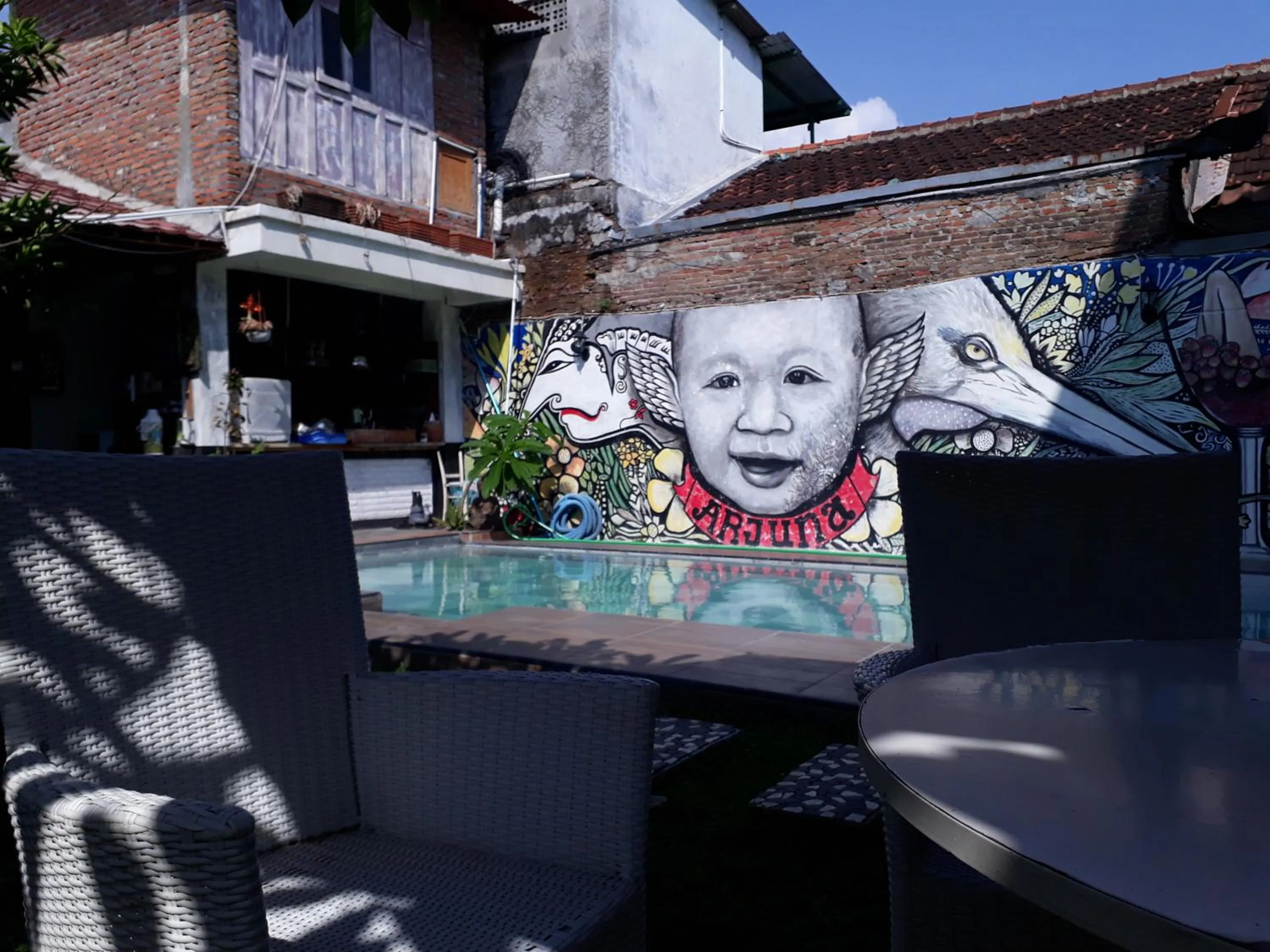 Patio in Arjuna Garden Homestay