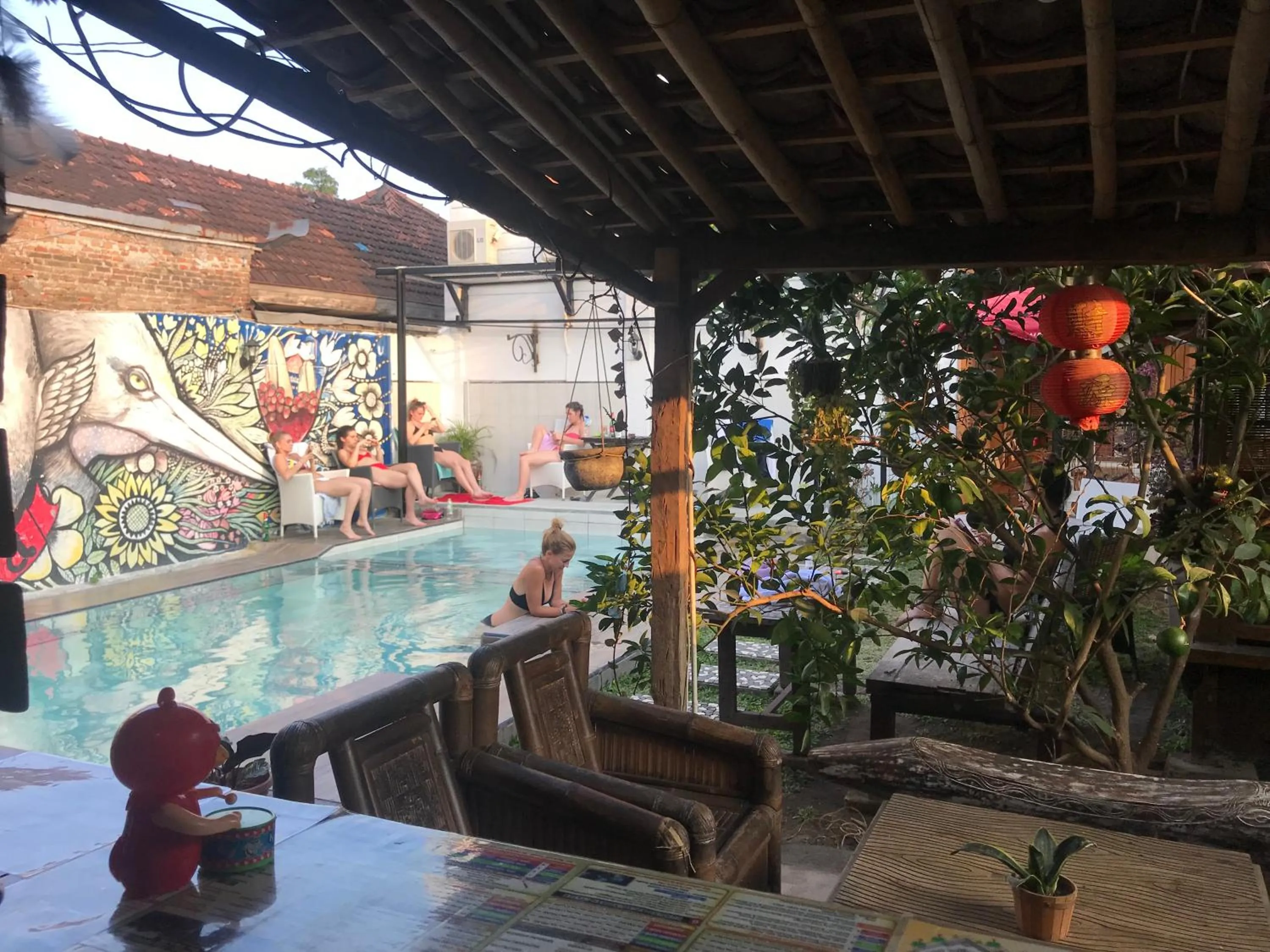 Patio in Arjuna Garden Homestay