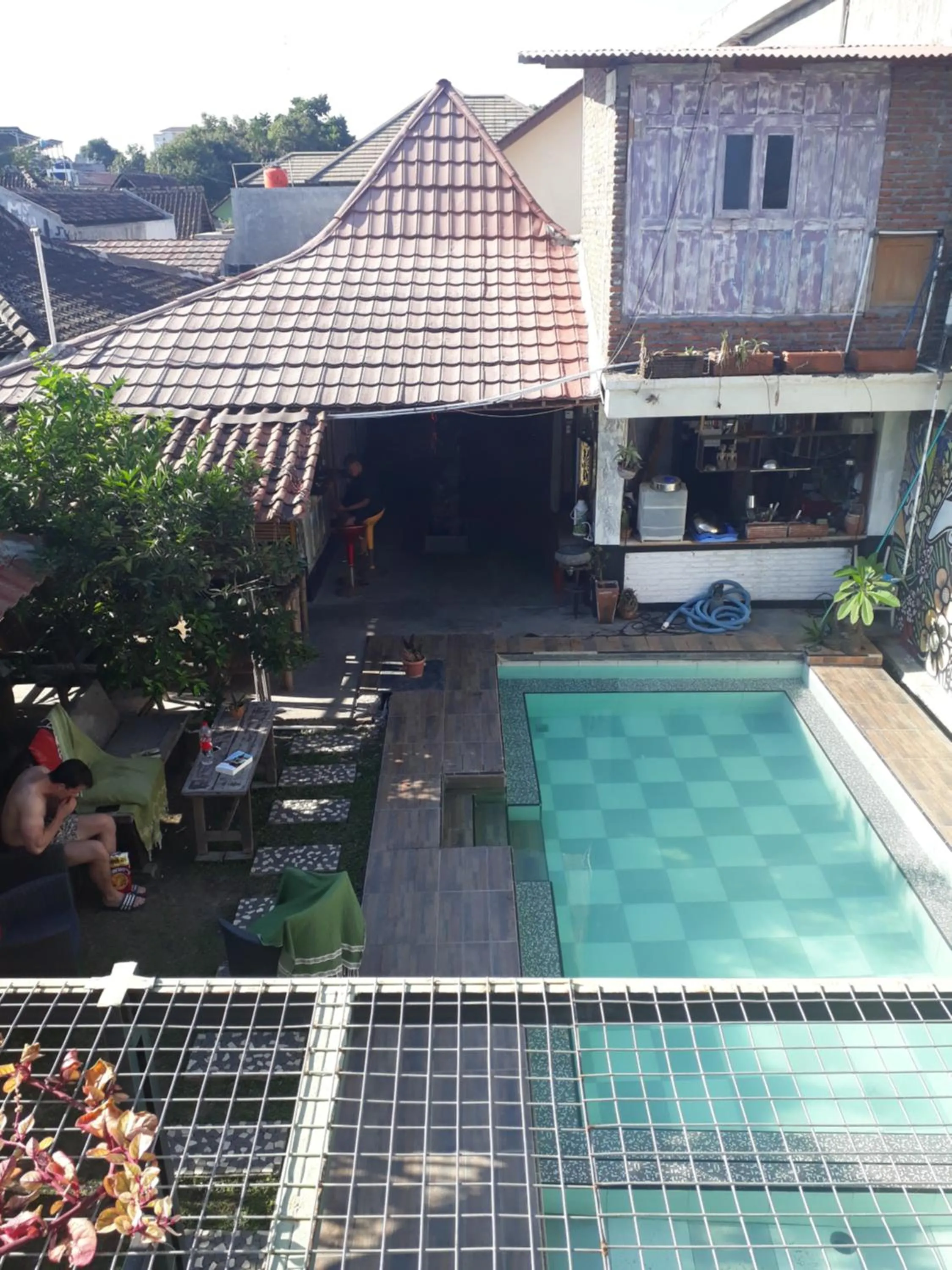 Pool view in Arjuna Garden Homestay