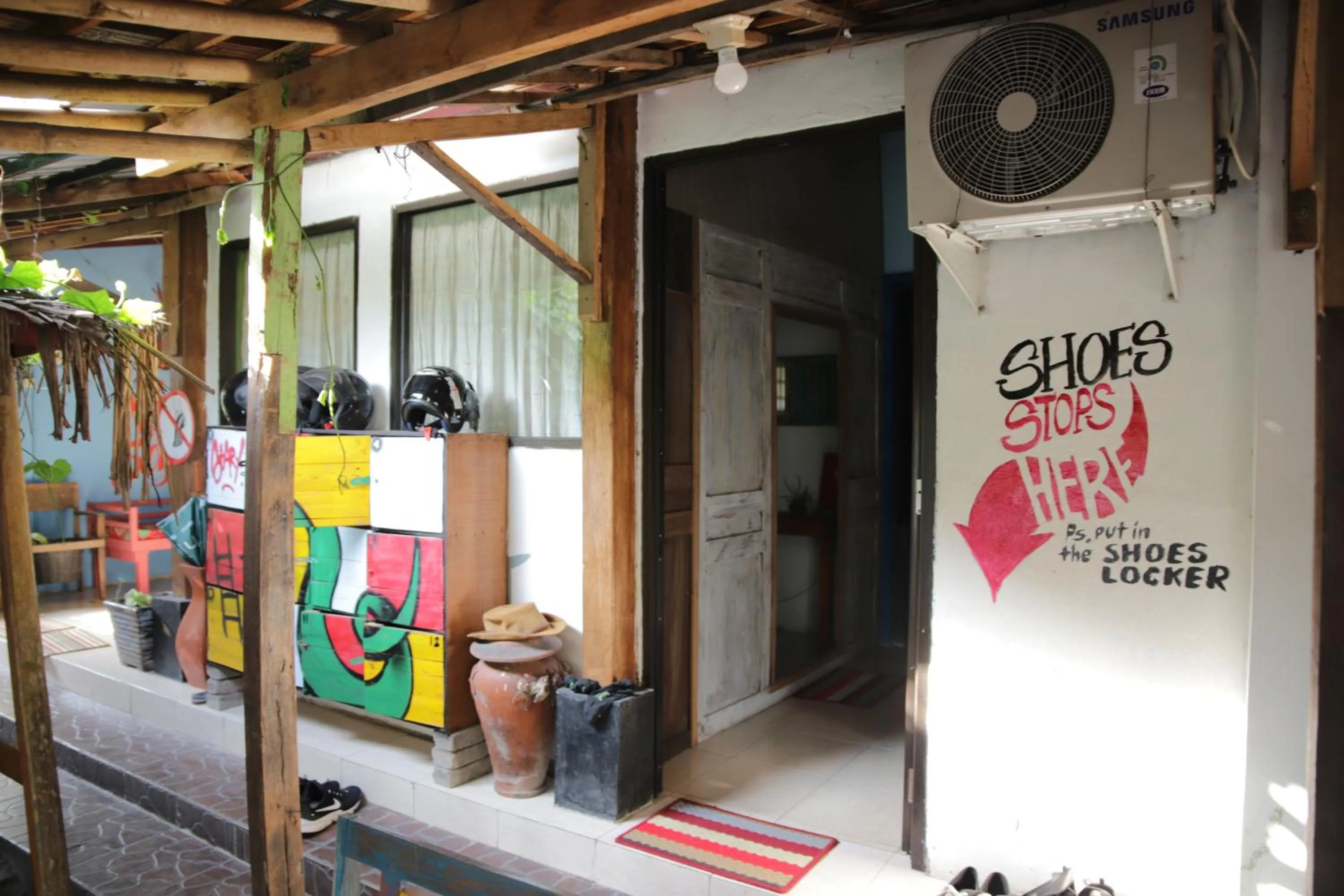 Facade/entrance in Arjuna Garden Homestay