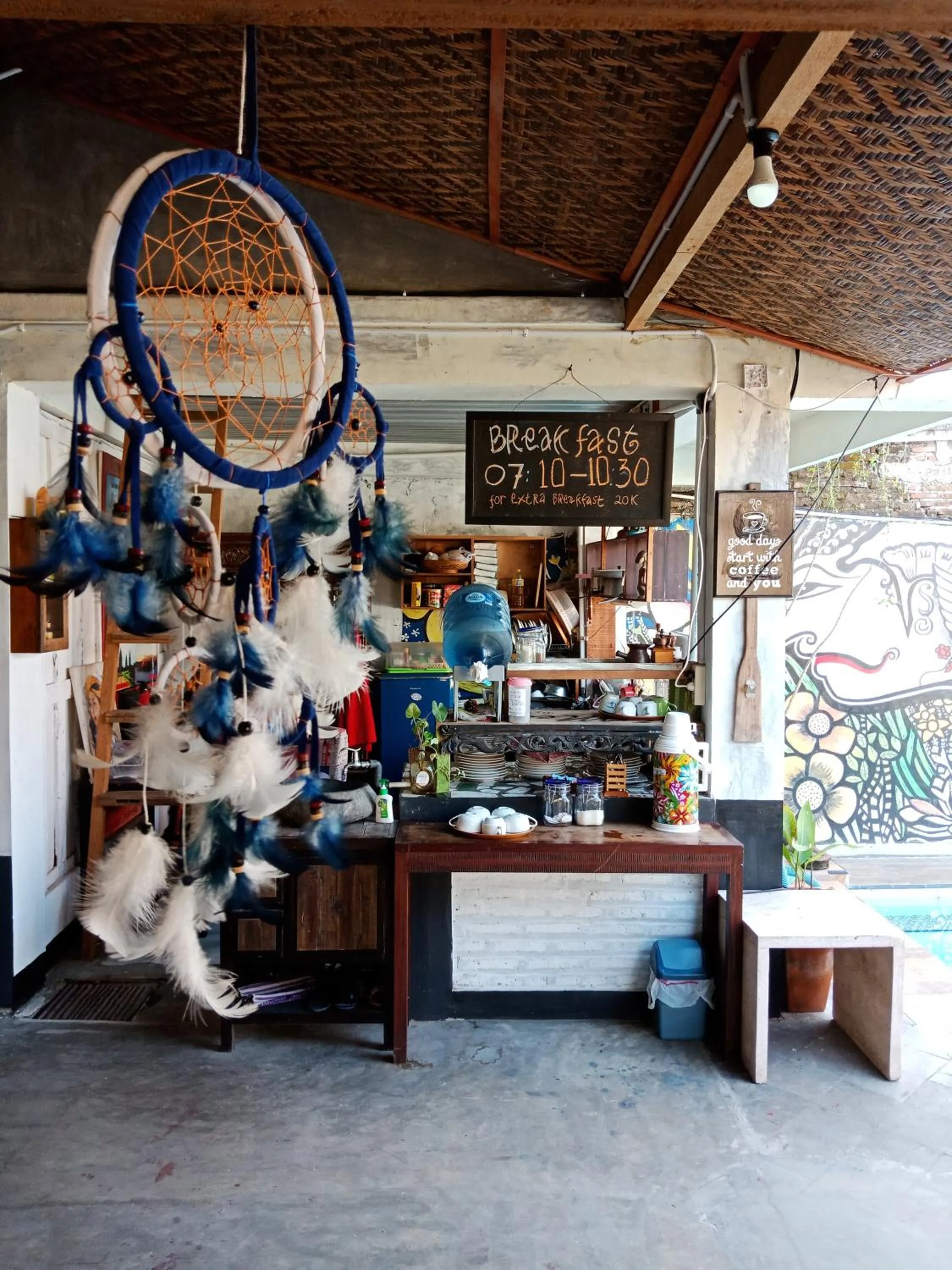 Decorative detail in Arjuna Garden Homestay