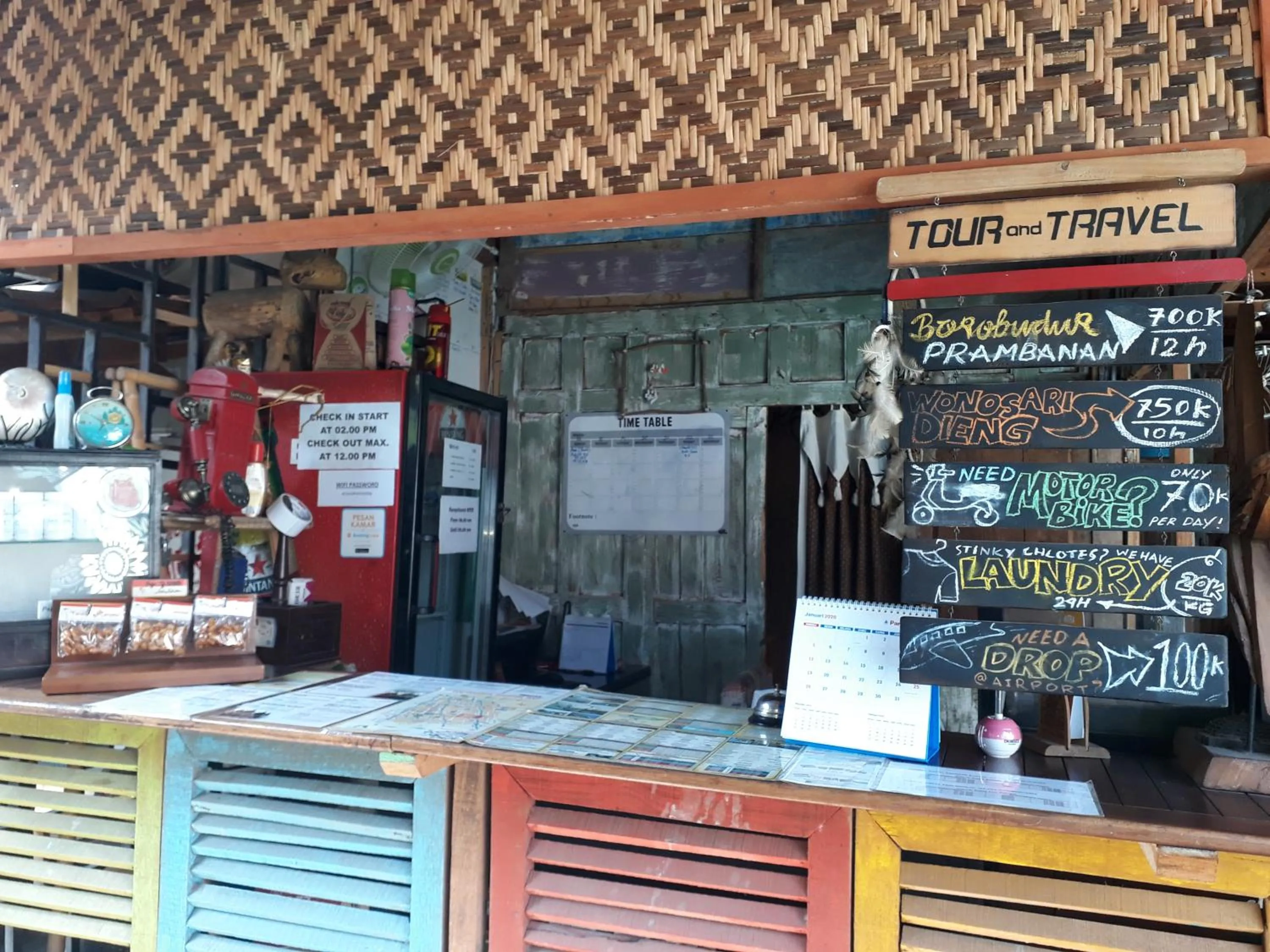 Lobby or reception in Arjuna Garden Homestay