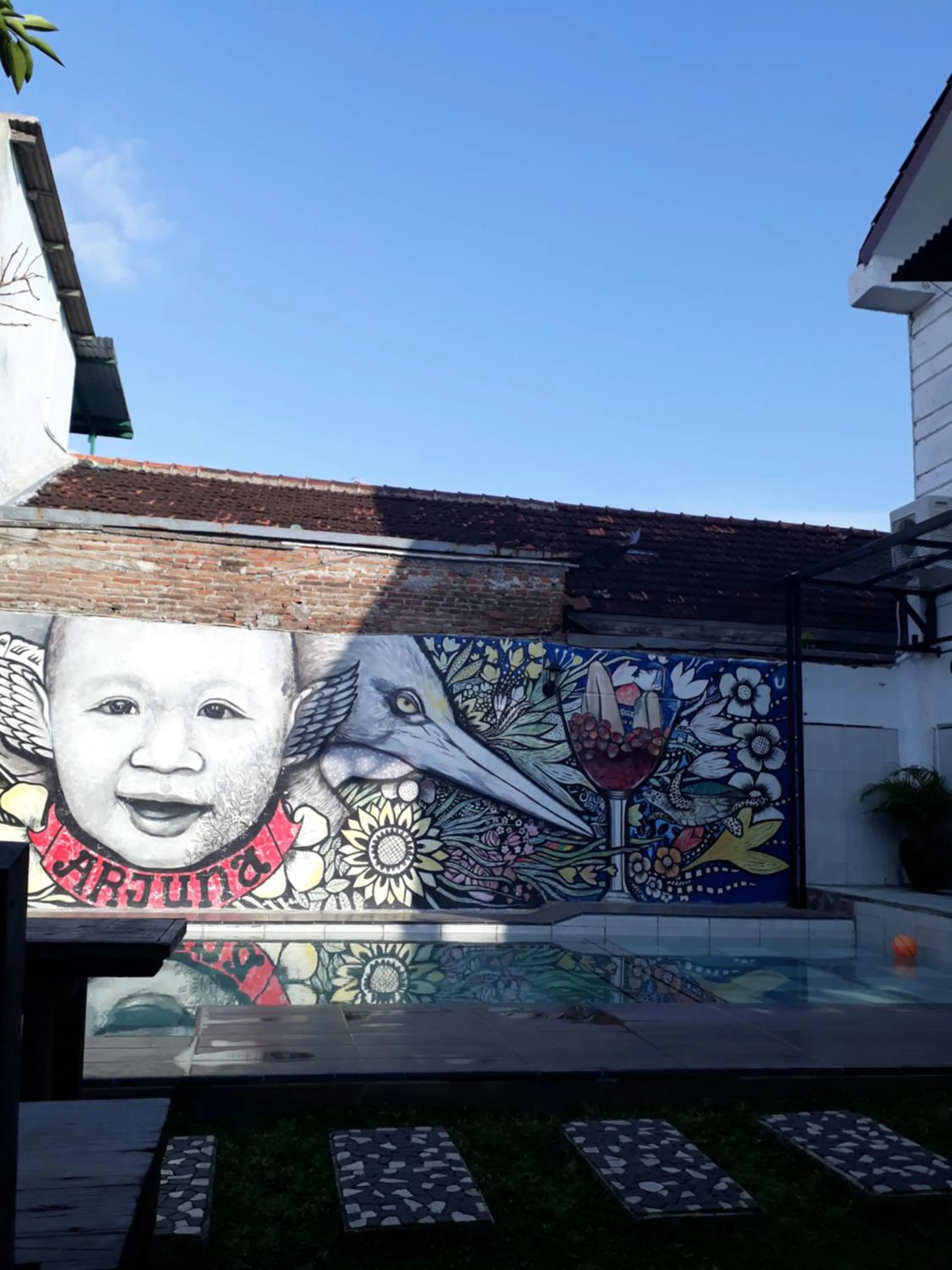 Balcony/Terrace in Arjuna Garden Homestay