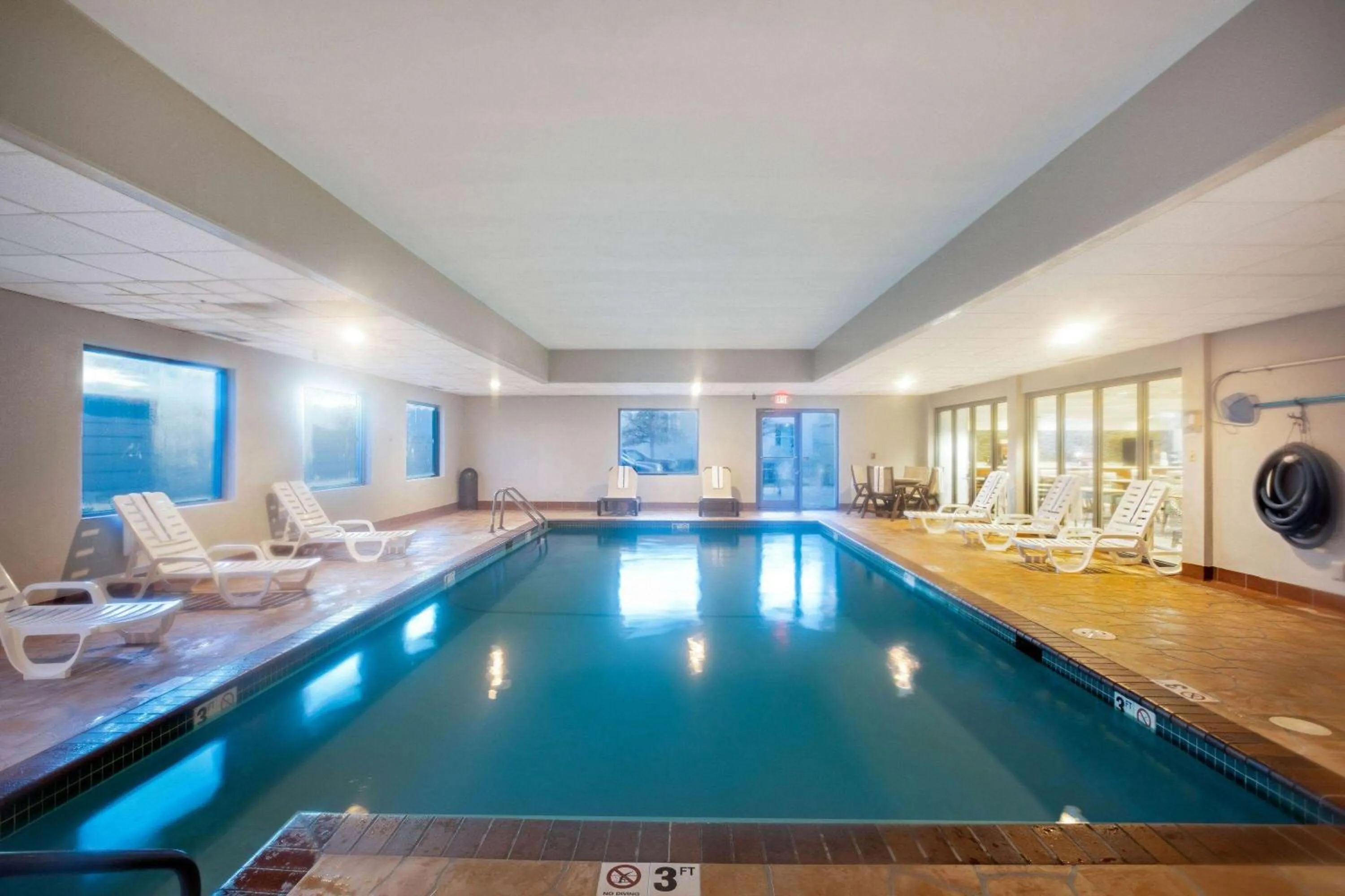 Pool view in La Quinta by Wyndham Omaha Airport Downtown