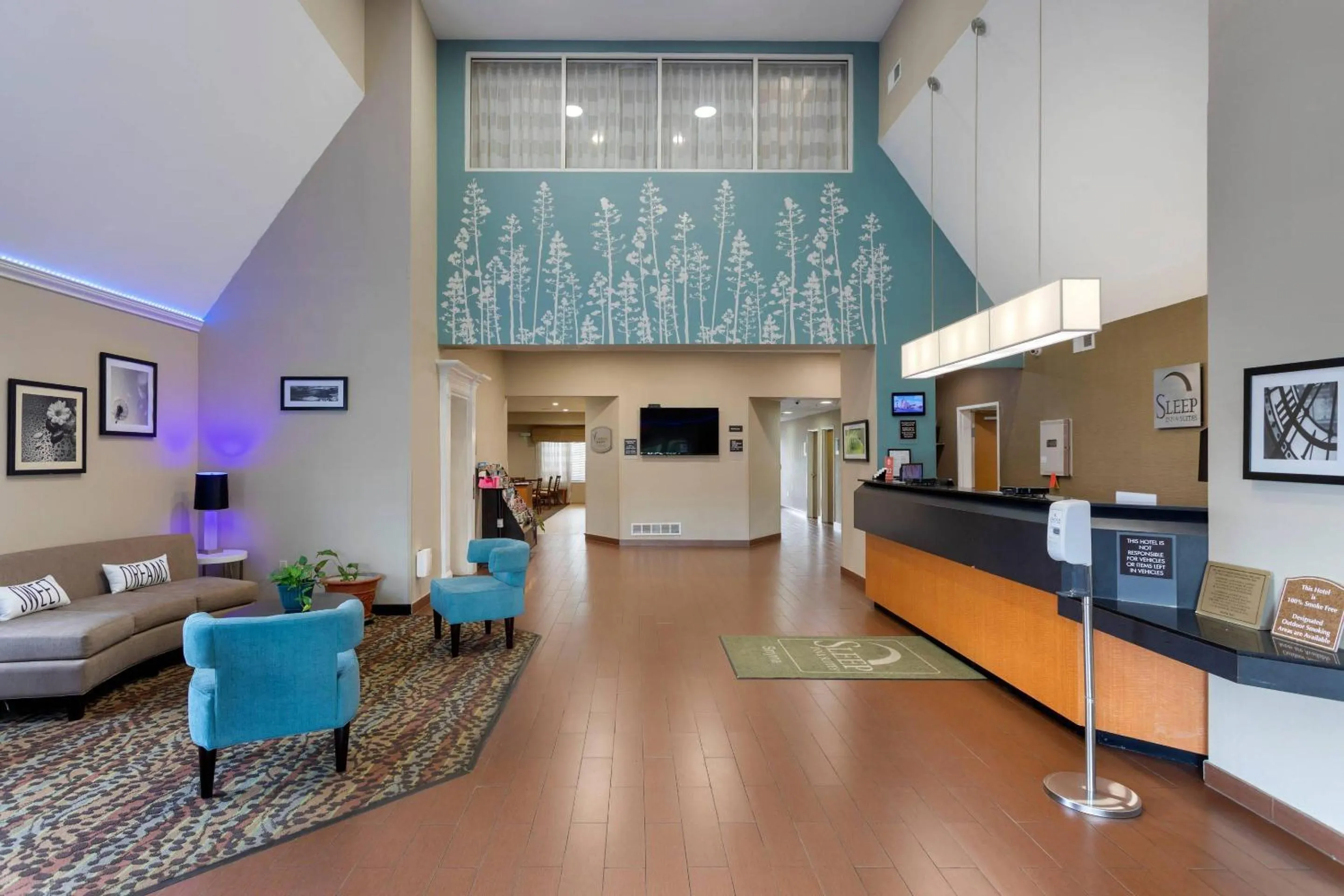 Lobby or reception in Sleep Inn & Suites Smyrna - Nashville Area