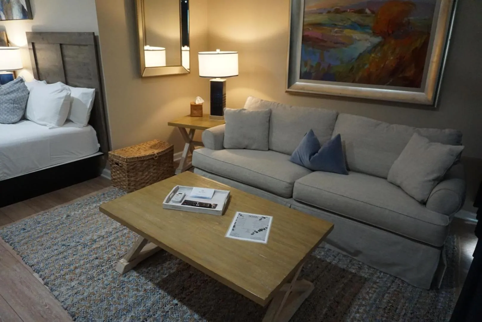 Bed in Bleu Beach Resort