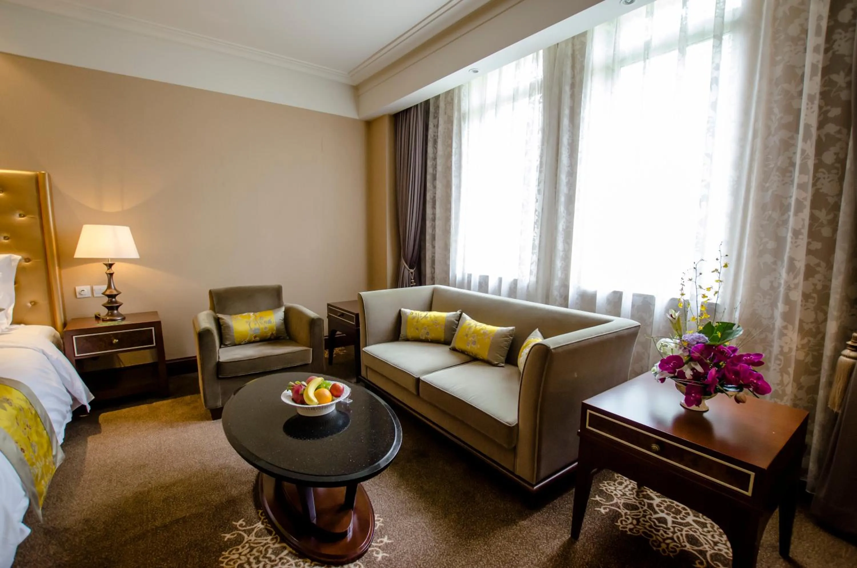 Bed in Shanghai Fenyang Garden Boutique Hotel