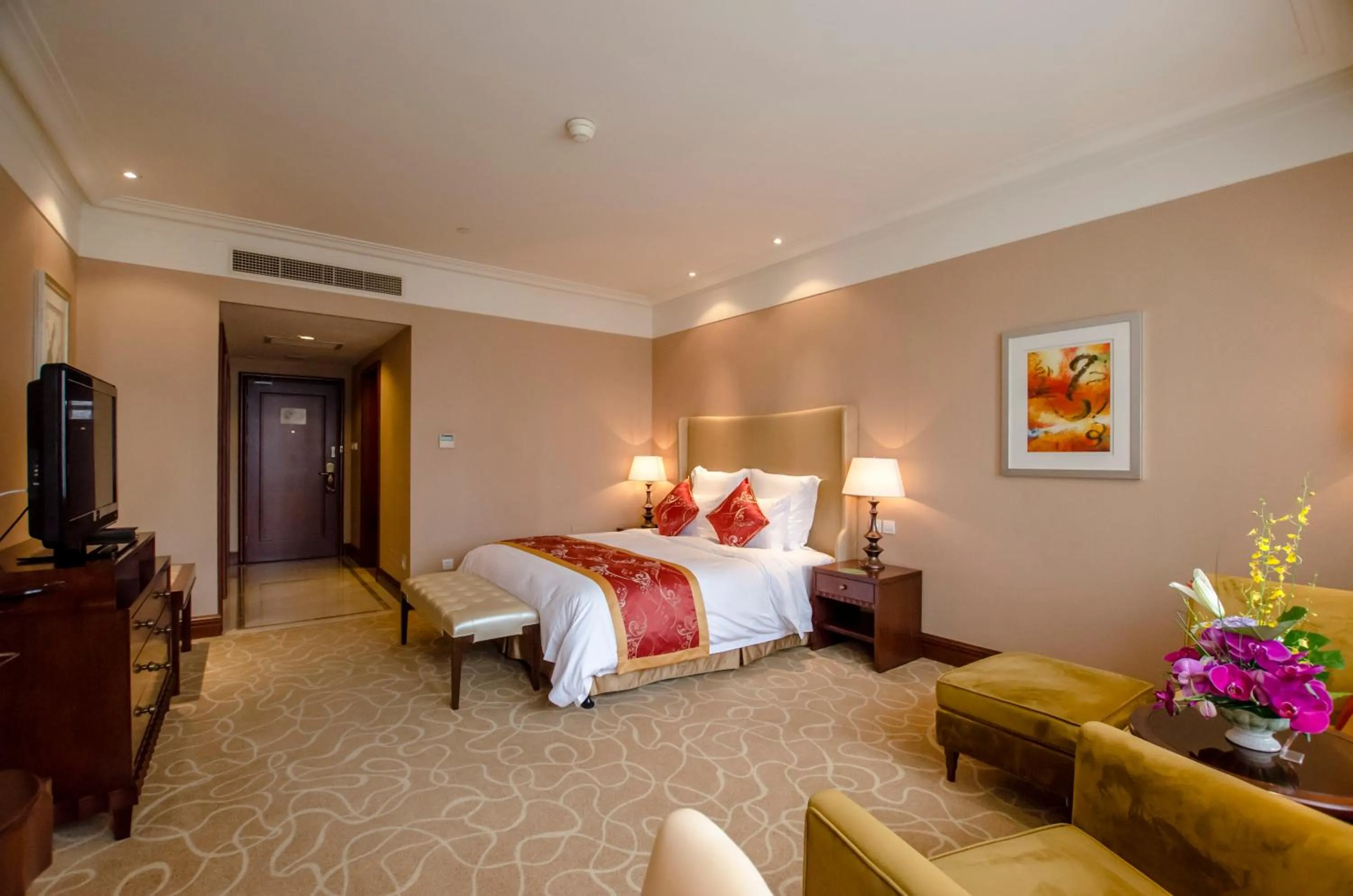 Bed in Shanghai Fenyang Garden Boutique Hotel