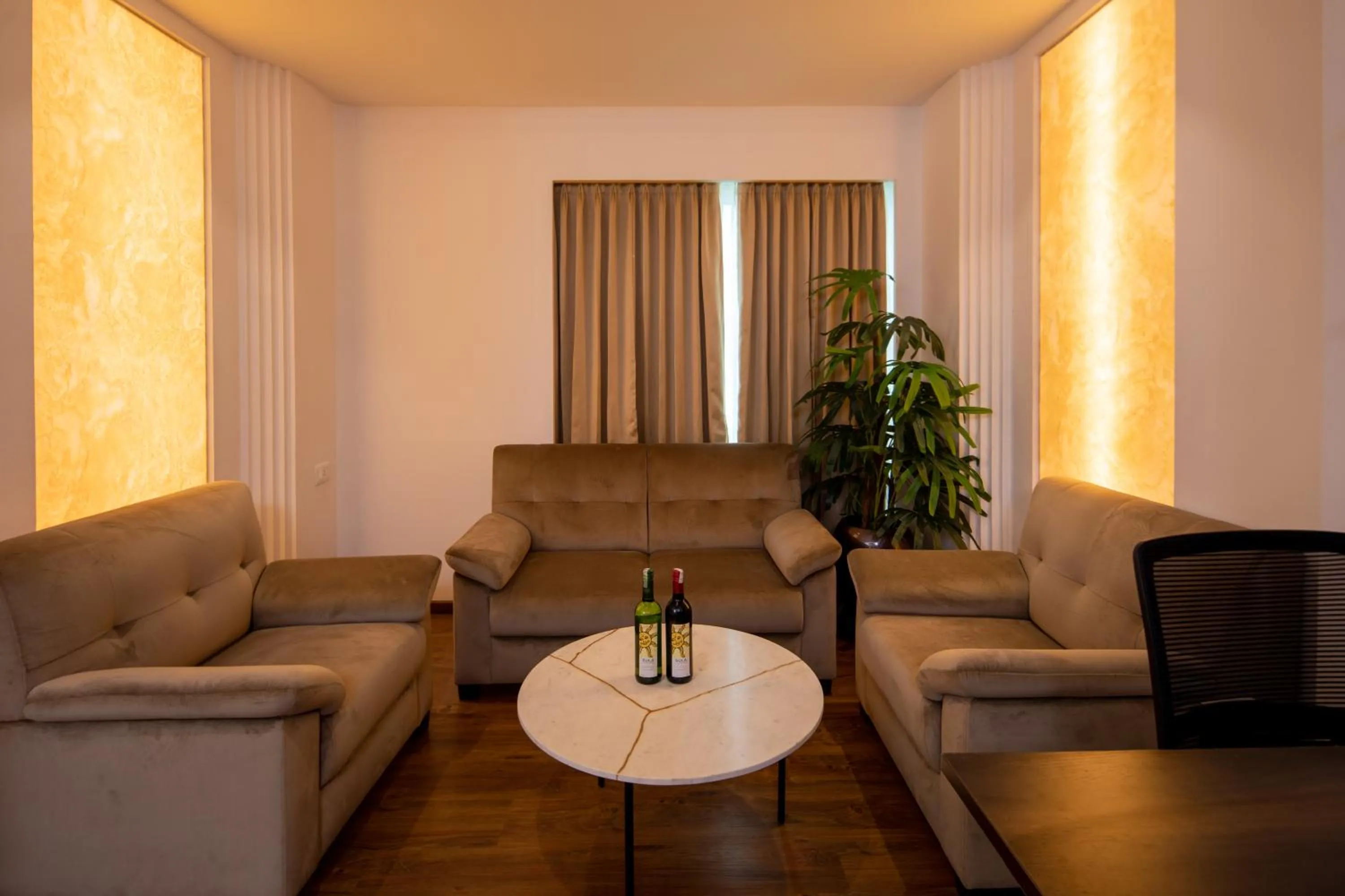 Seating area in Goldfinch Hotel Bangalore