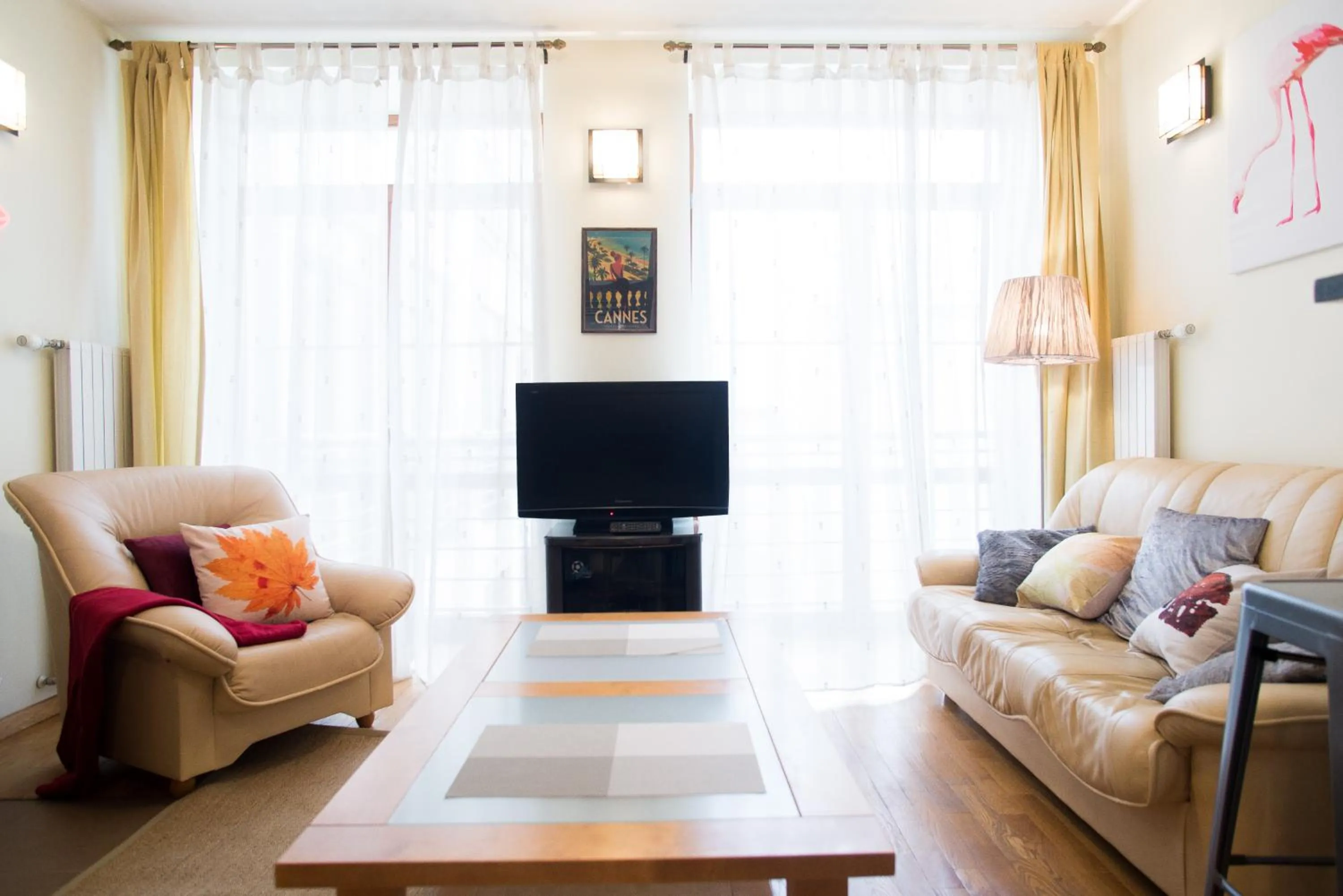 Seating area in Old Riga Park Studio