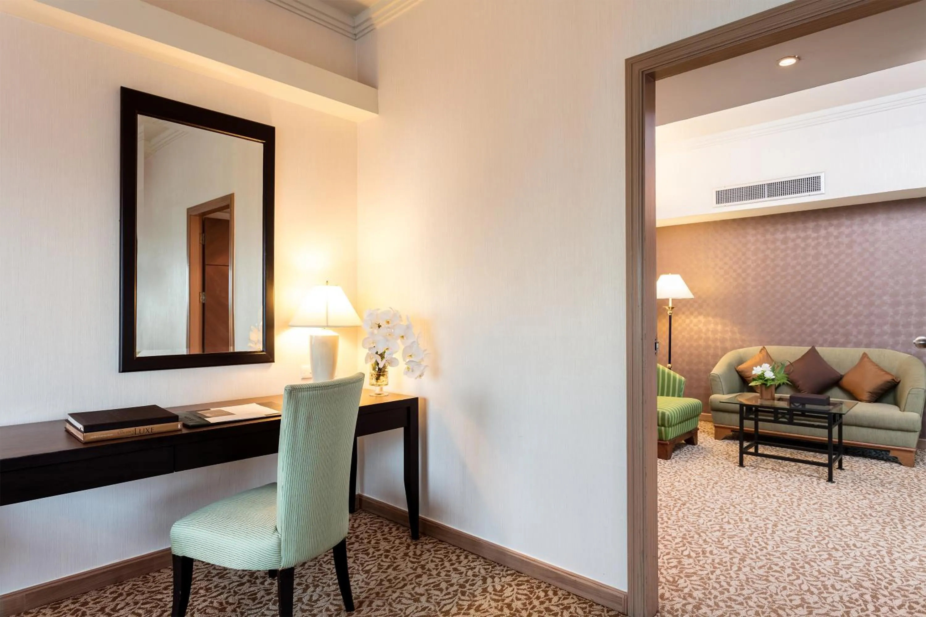 Living room in Baiyoke Sky Hotel