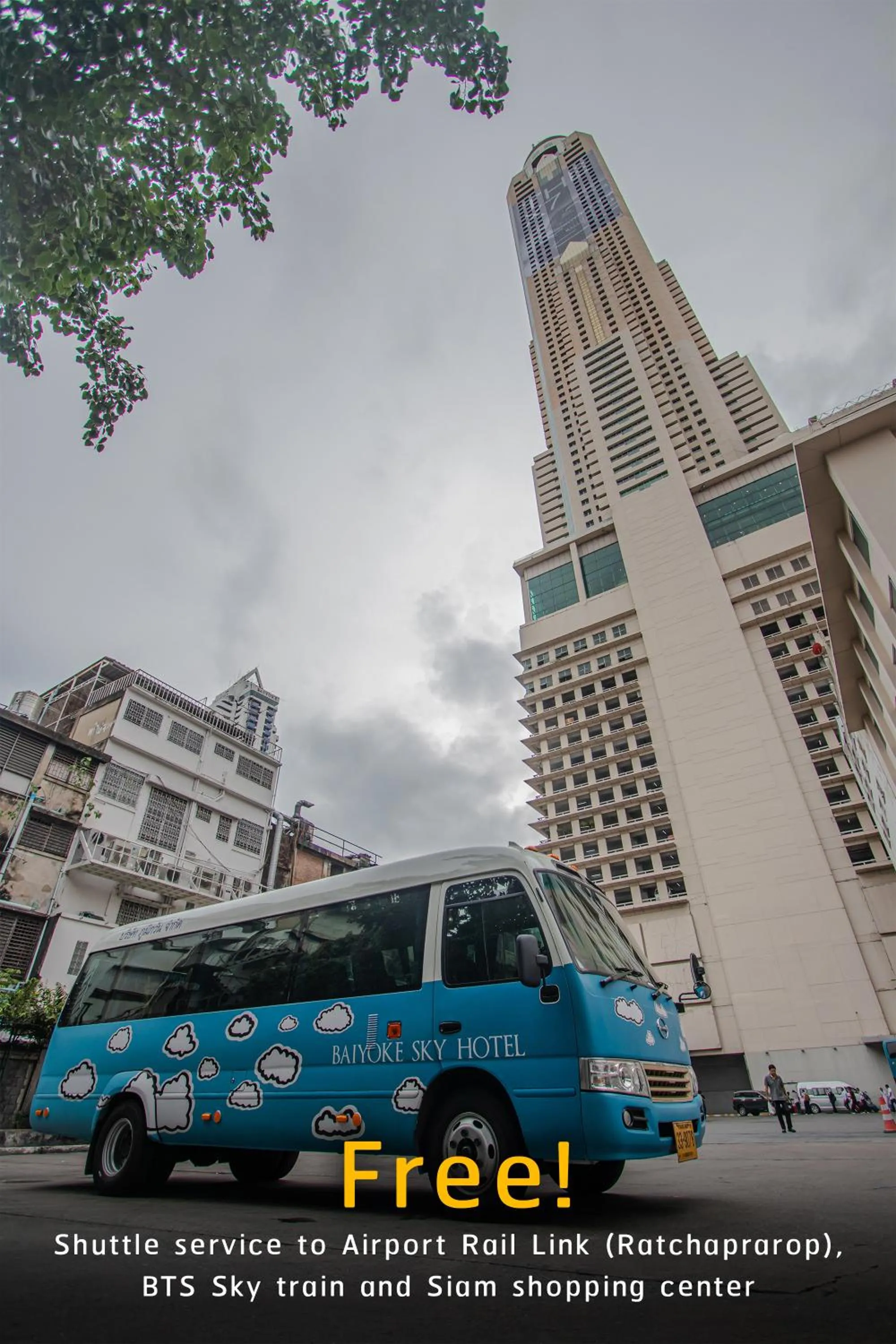 Property building in Baiyoke Sky Hotel