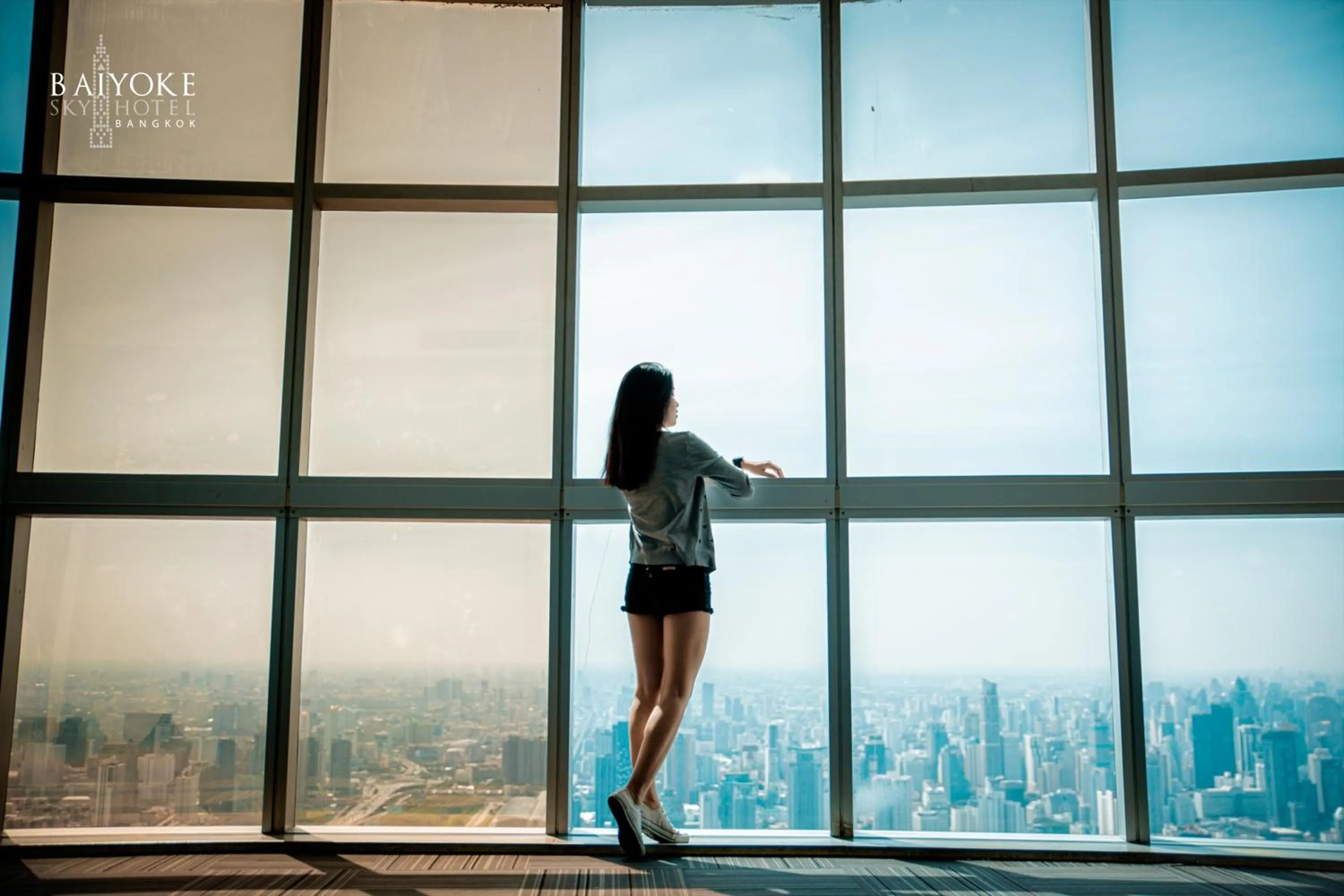 City view in Baiyoke Sky Hotel