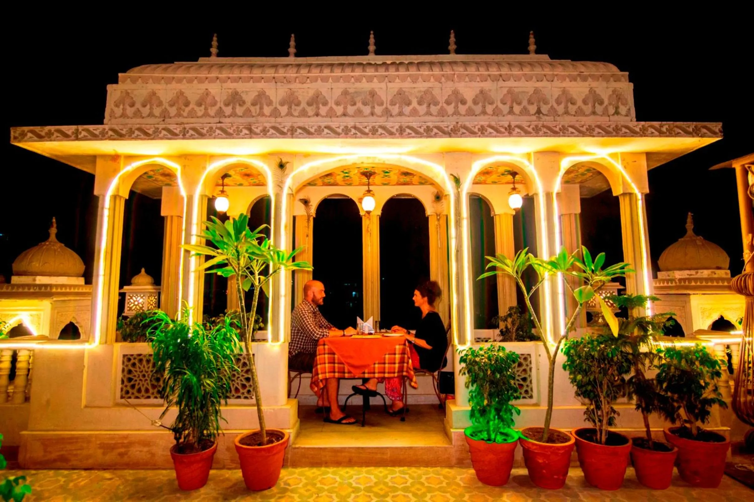 Dinner in Nahargarh Haveli-Near Train station Metro