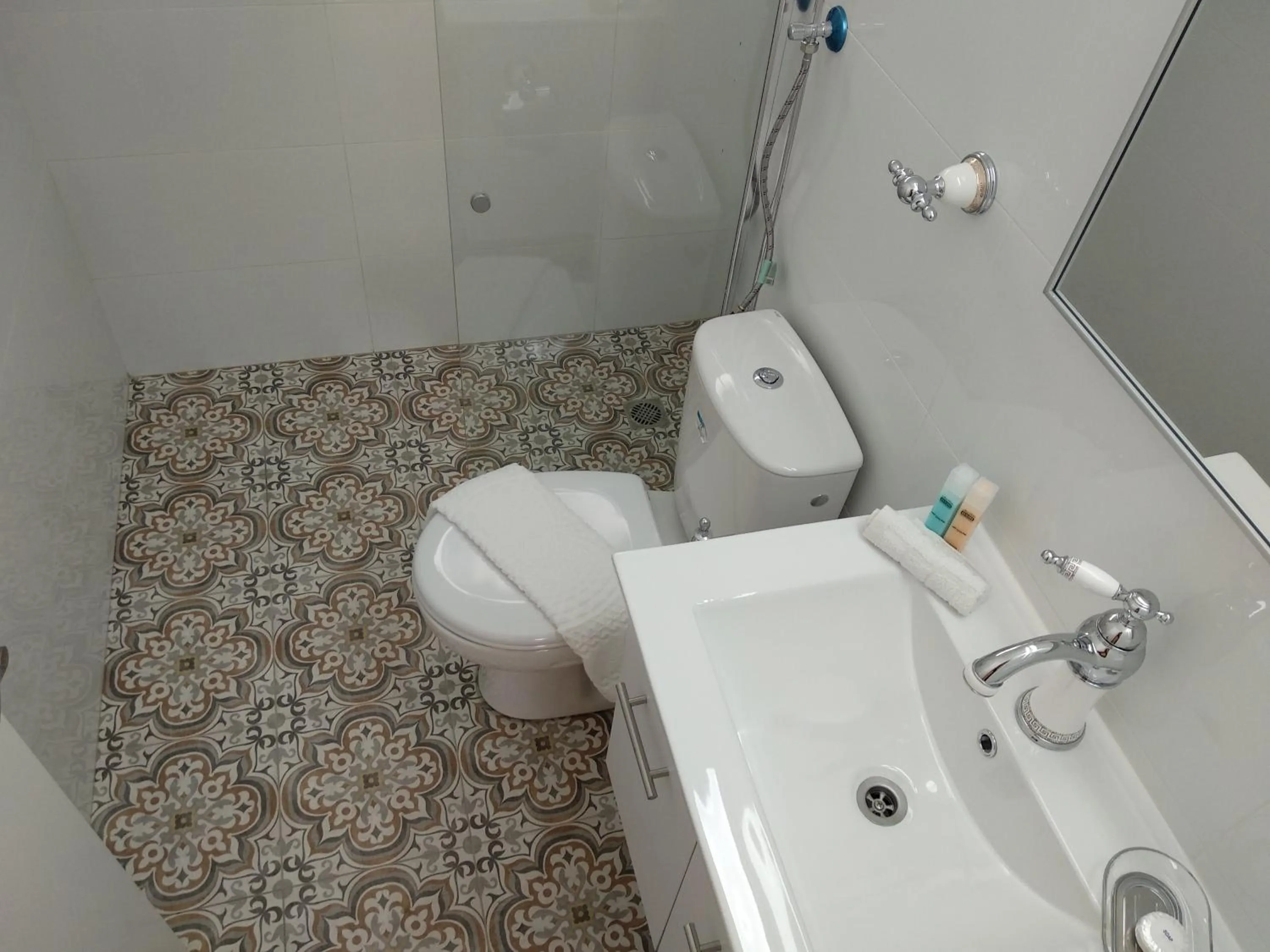 Shower in Rothschild Suite Haifa