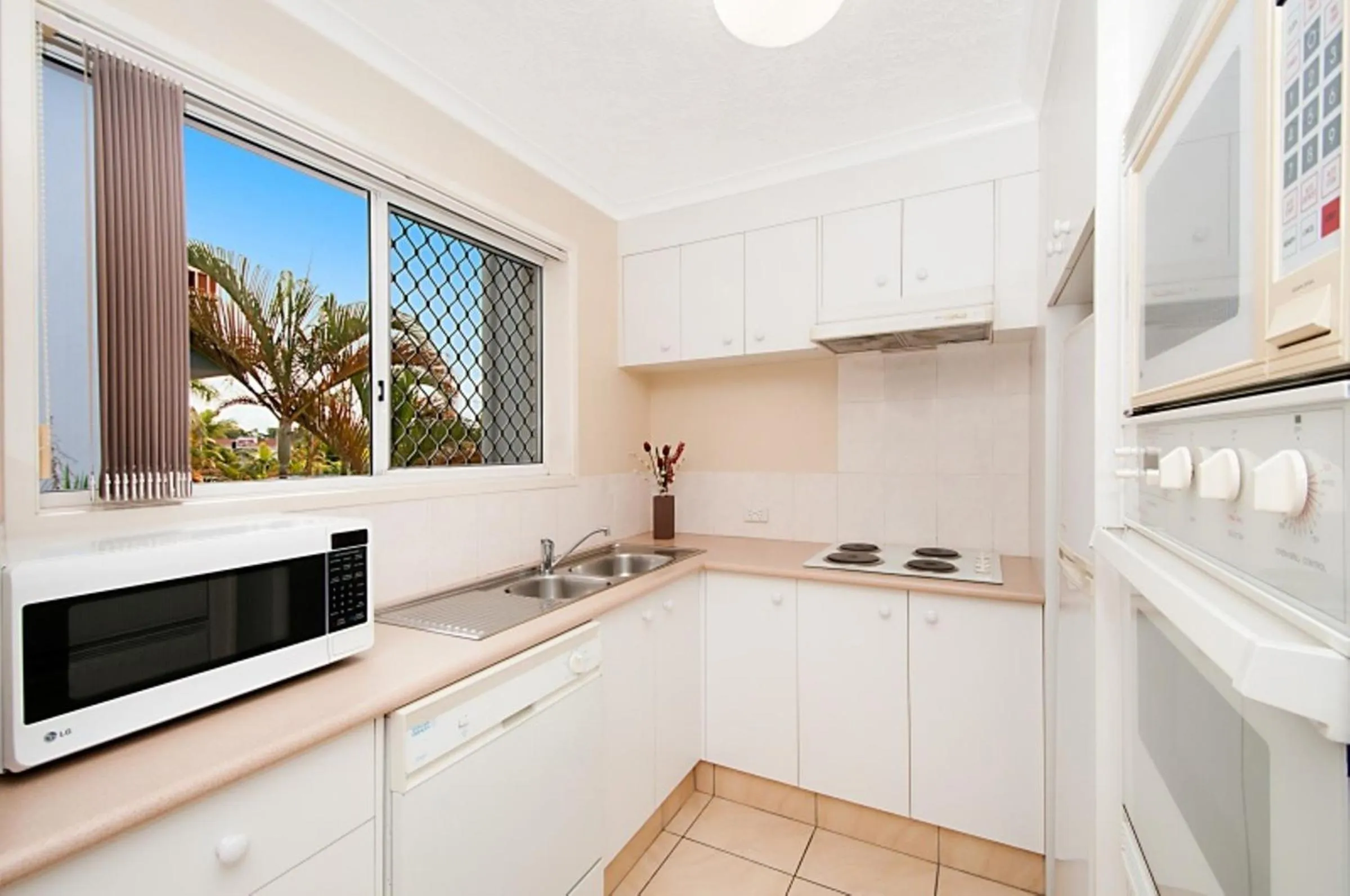 Kitchen or kitchenette in Champelli Palms Apartments