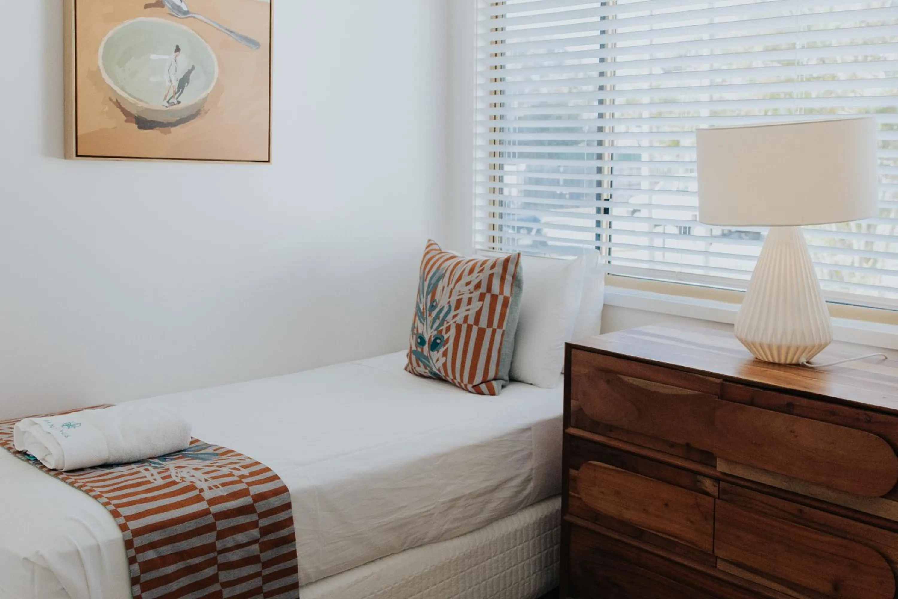 Bed in Pandanus Palms Holiday Resort