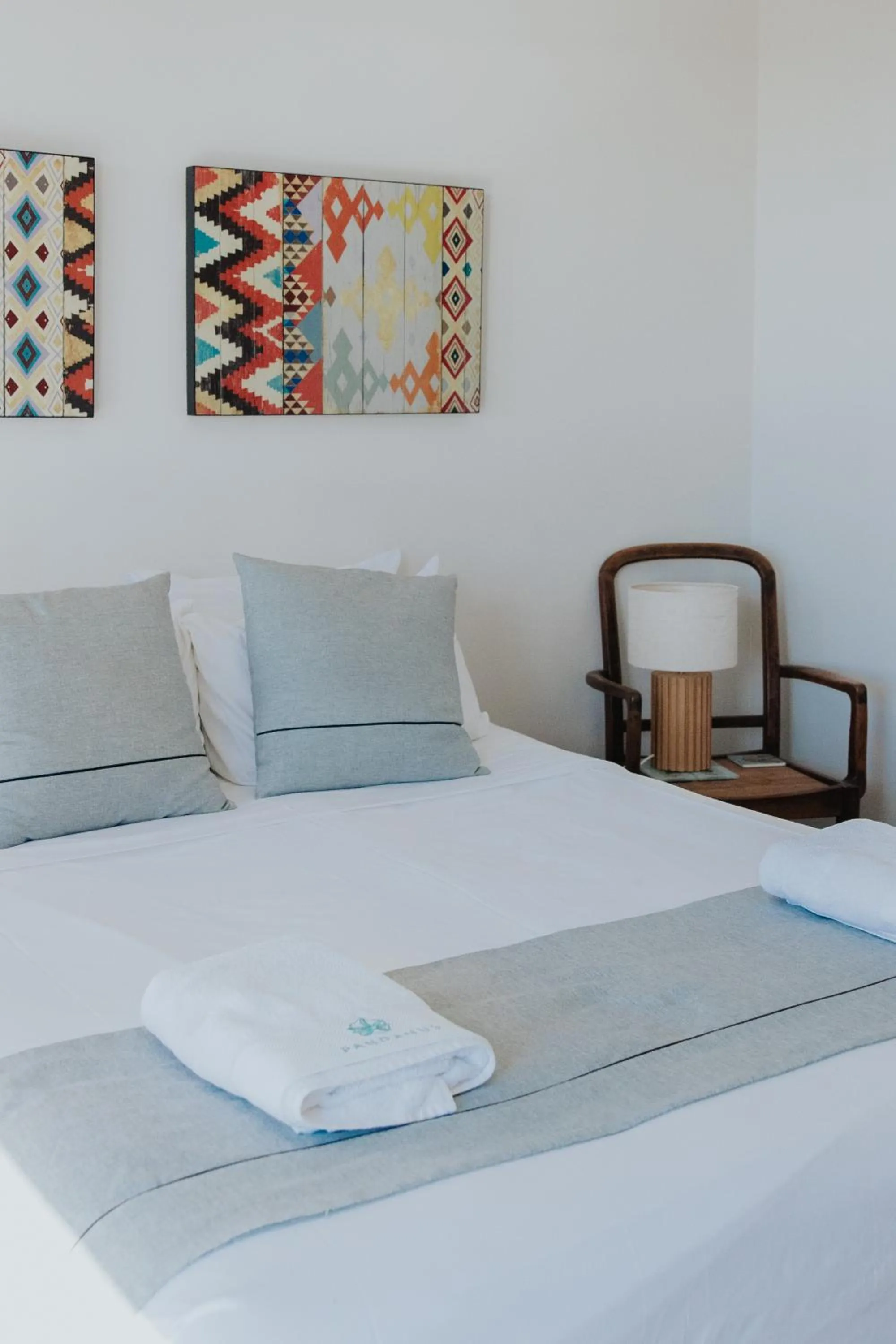 Patio, Bed in Pandanus Palms Holiday Resort