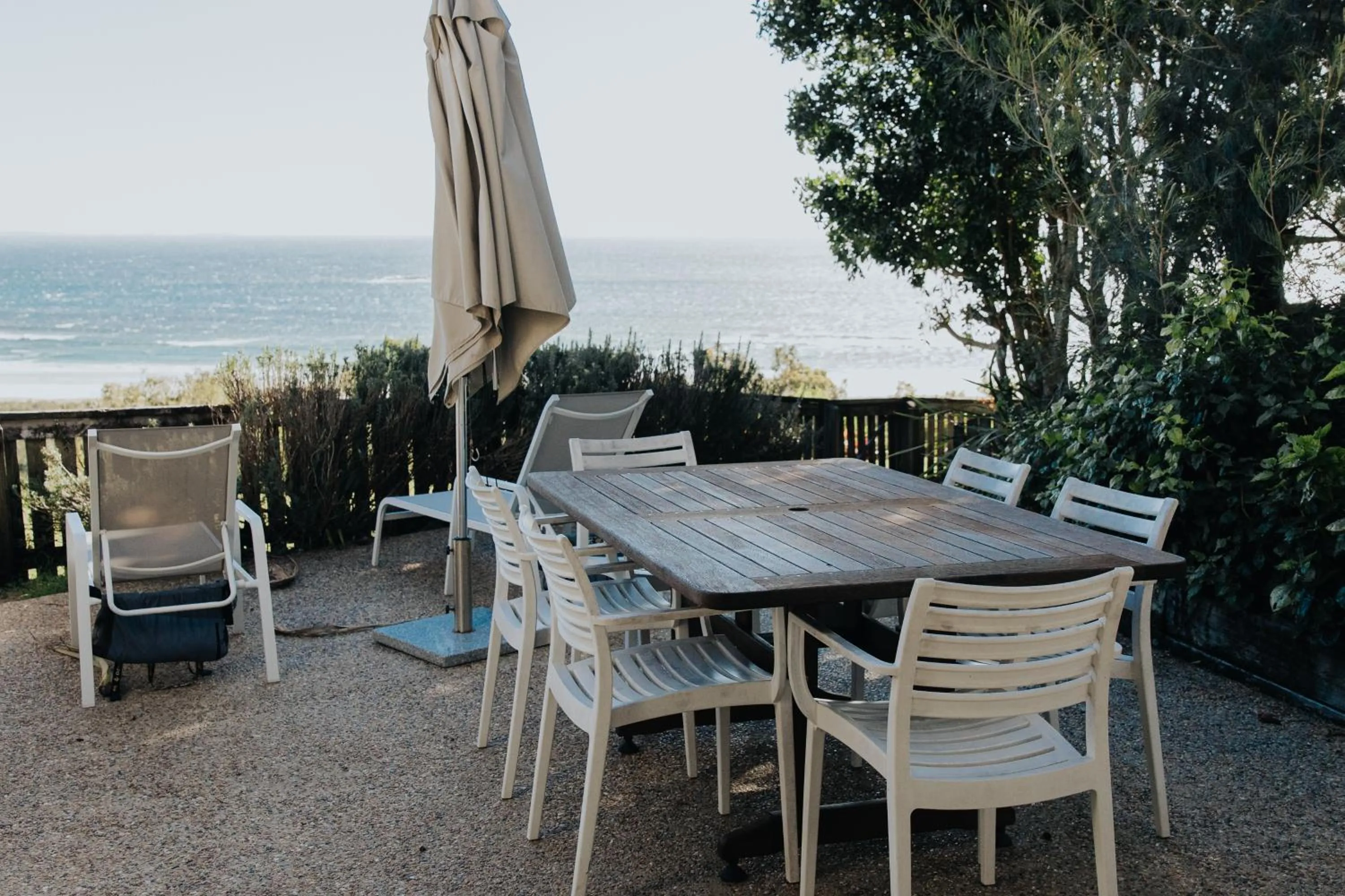 Patio in Pandanus Palms Holiday Resort