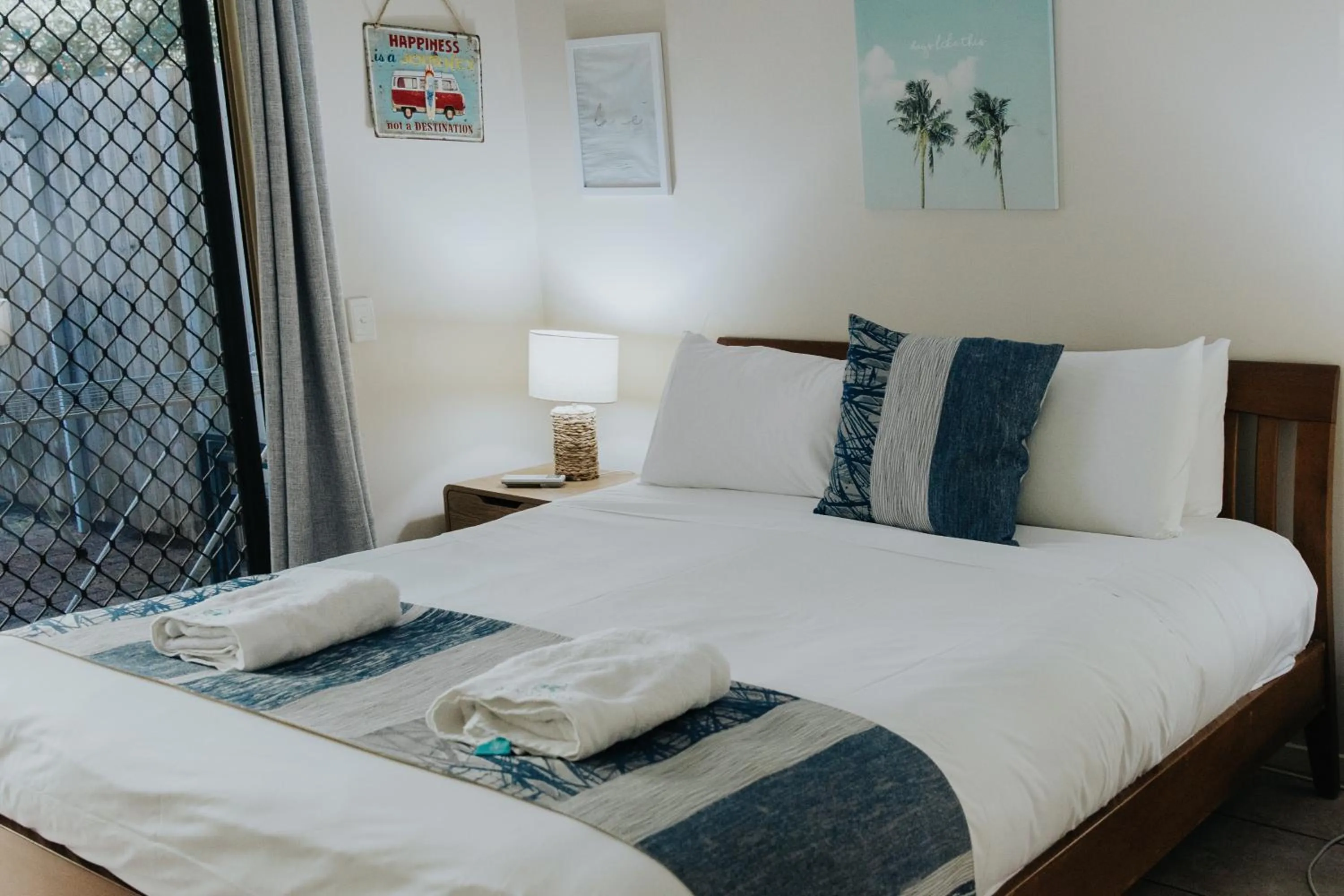 Bed in Pandanus Palms Holiday Resort