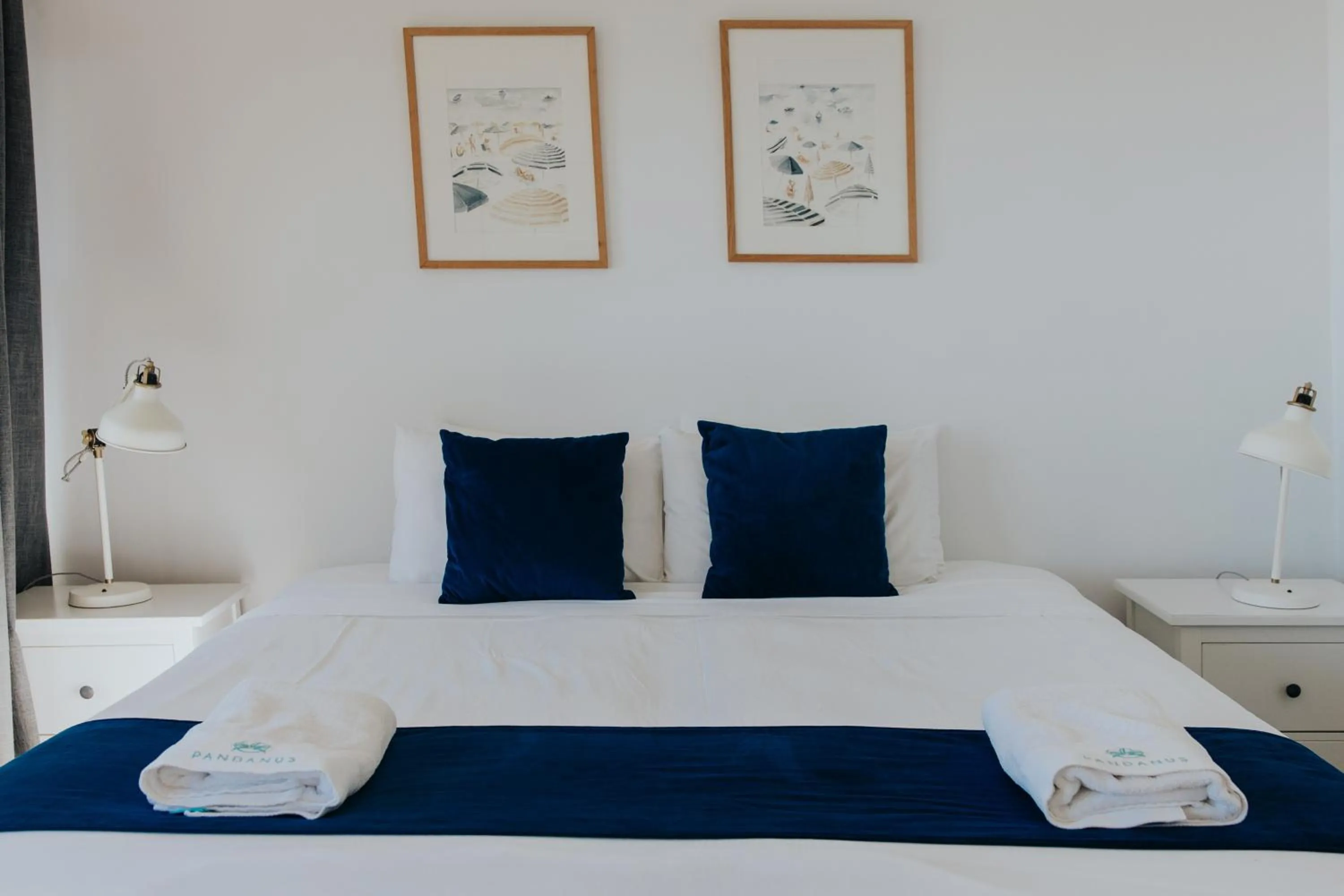 Bed in Pandanus Palms Holiday Resort