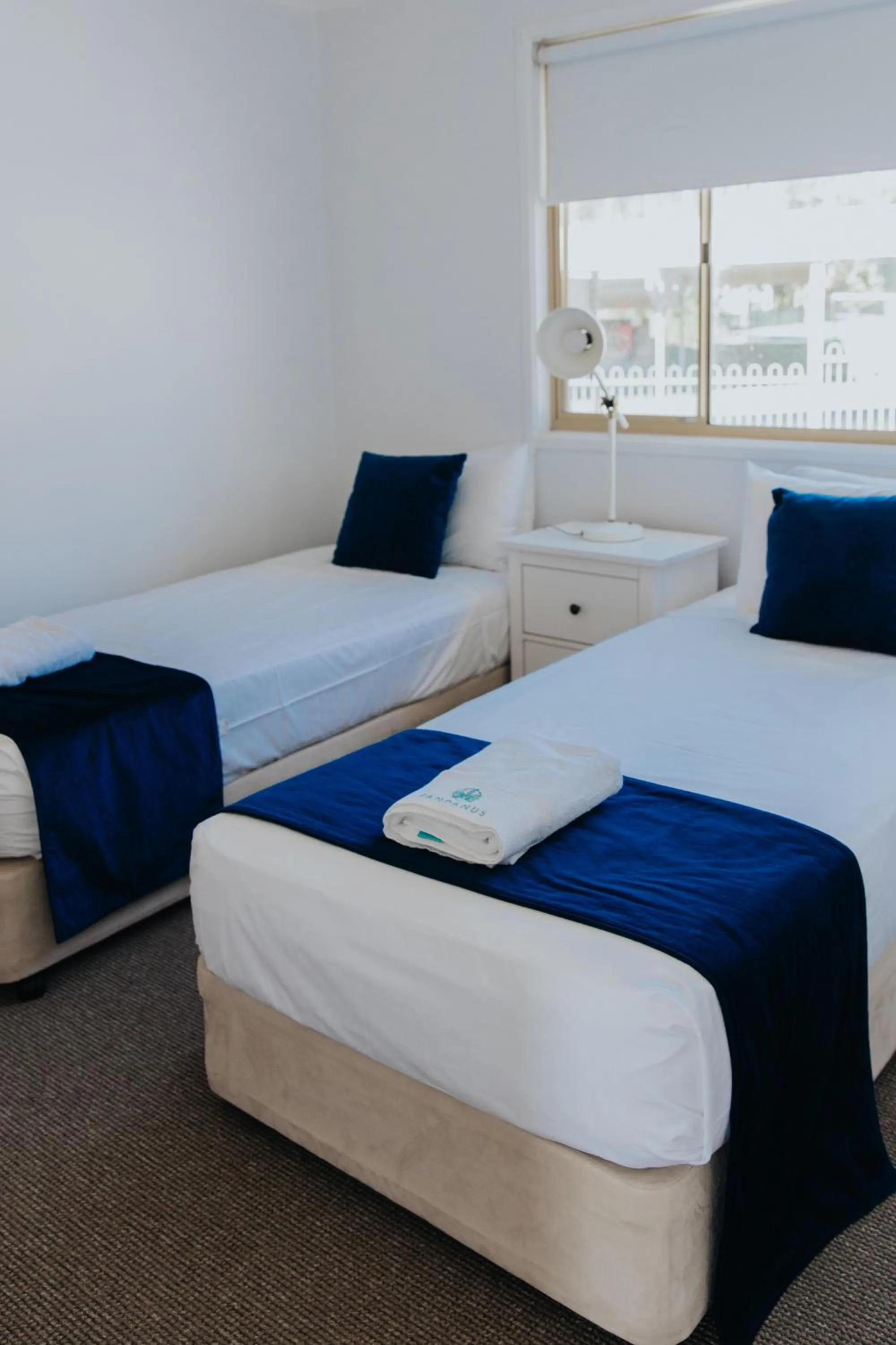 Bed in Pandanus Palms Holiday Resort