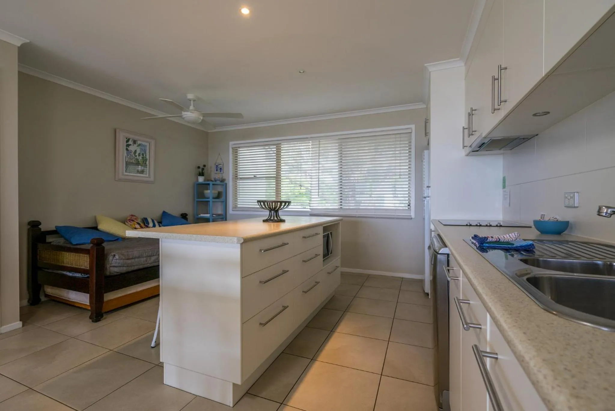 Kitchen or kitchenette in Pandanus Palms Holiday Resort