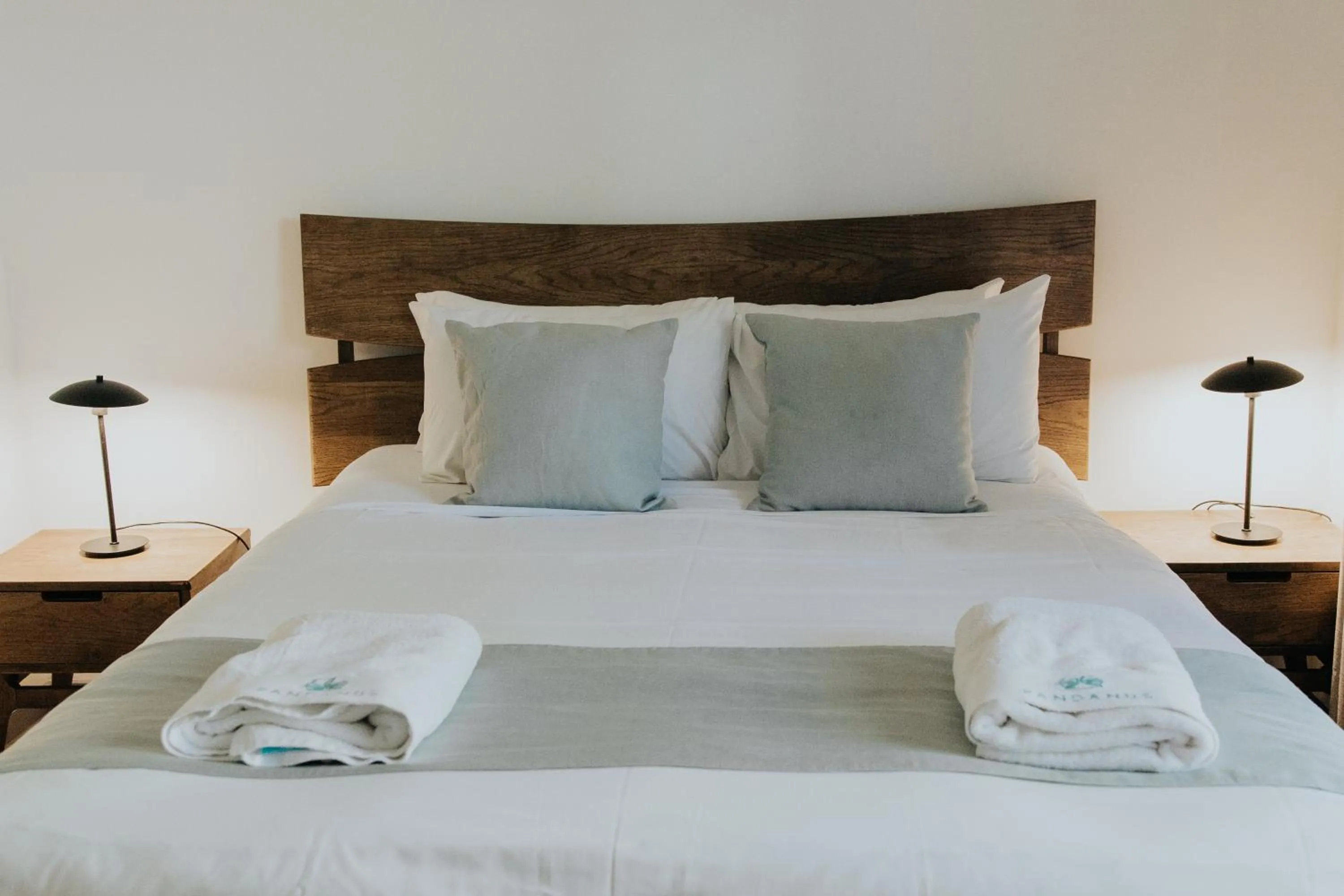 Bed in Pandanus Palms Holiday Resort