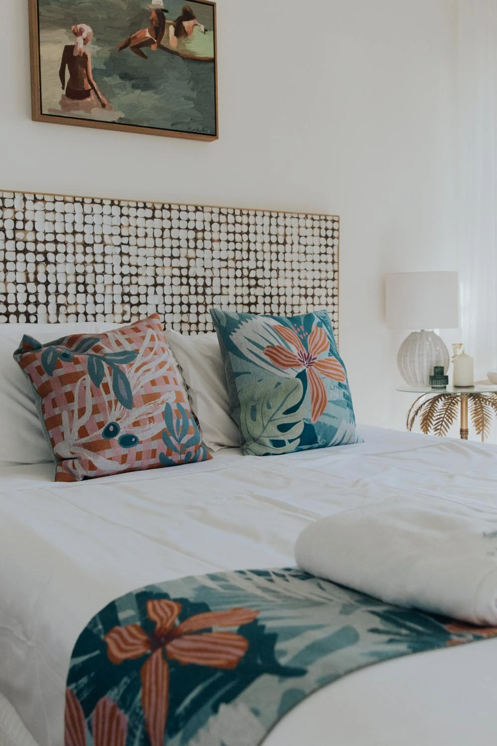 Bed in Pandanus Palms Holiday Resort