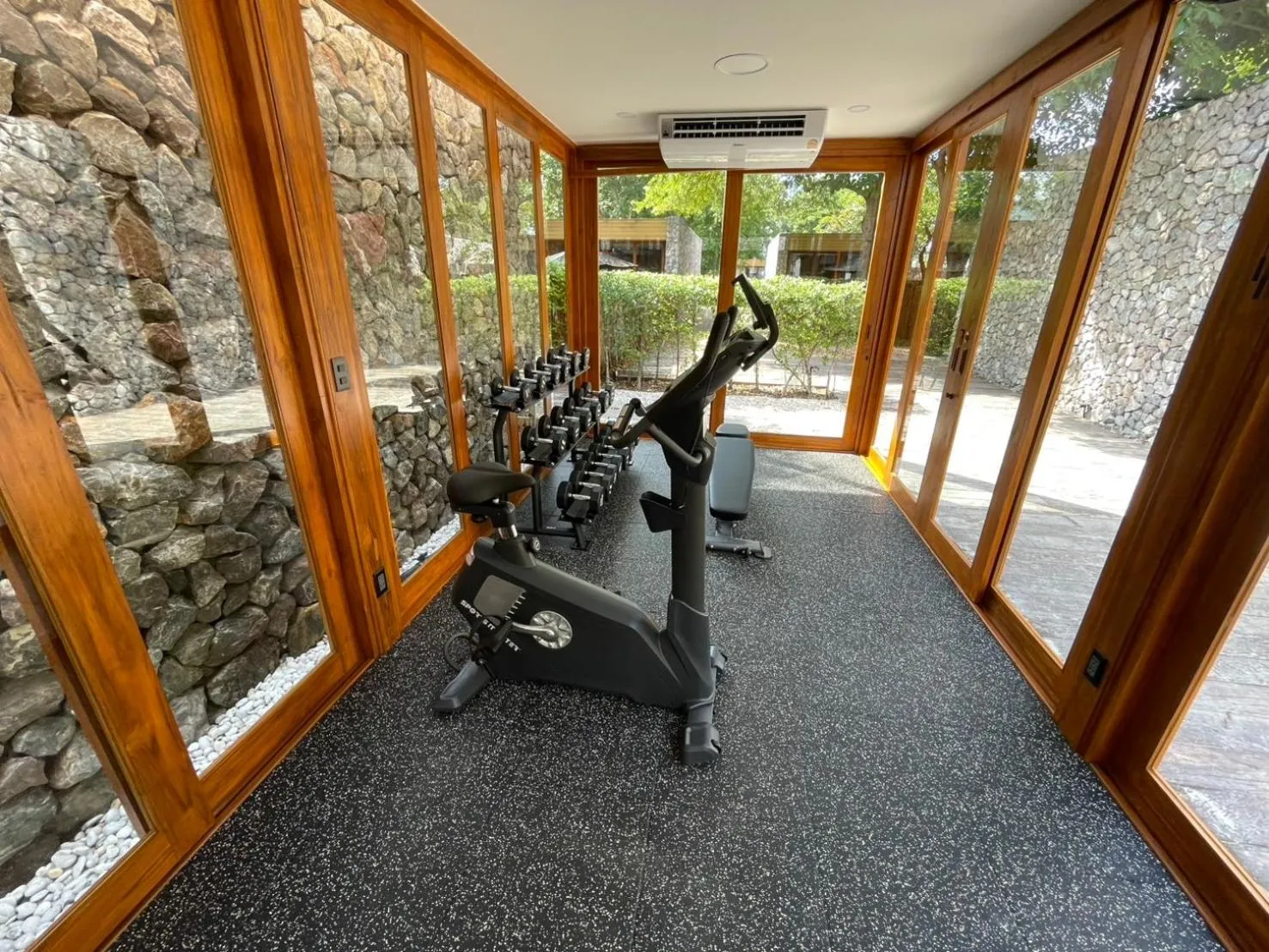 Fitness centre/facilities in Tolani Resort Kui Buri