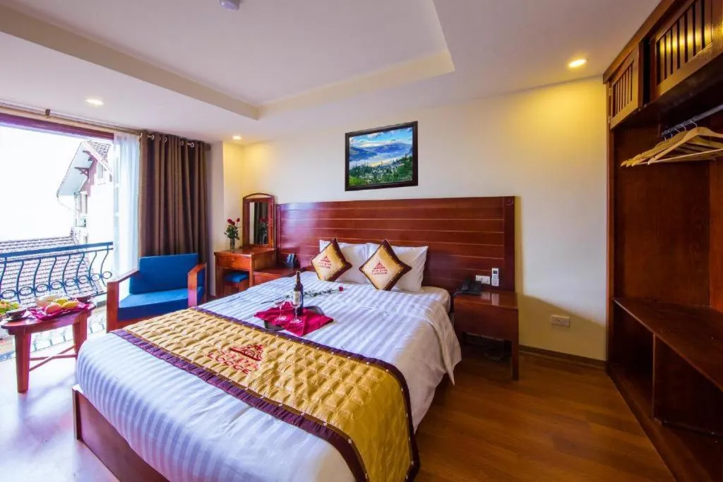 Bedroom in Sapa Lodge Hotel