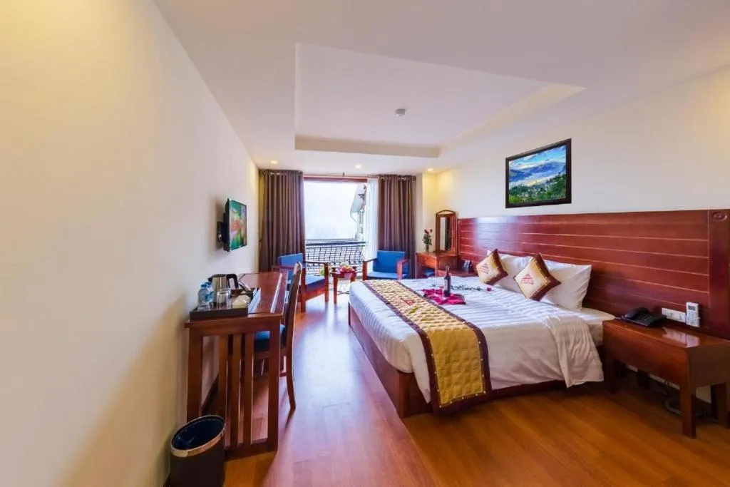 Bedroom in Sapa Lodge Hotel