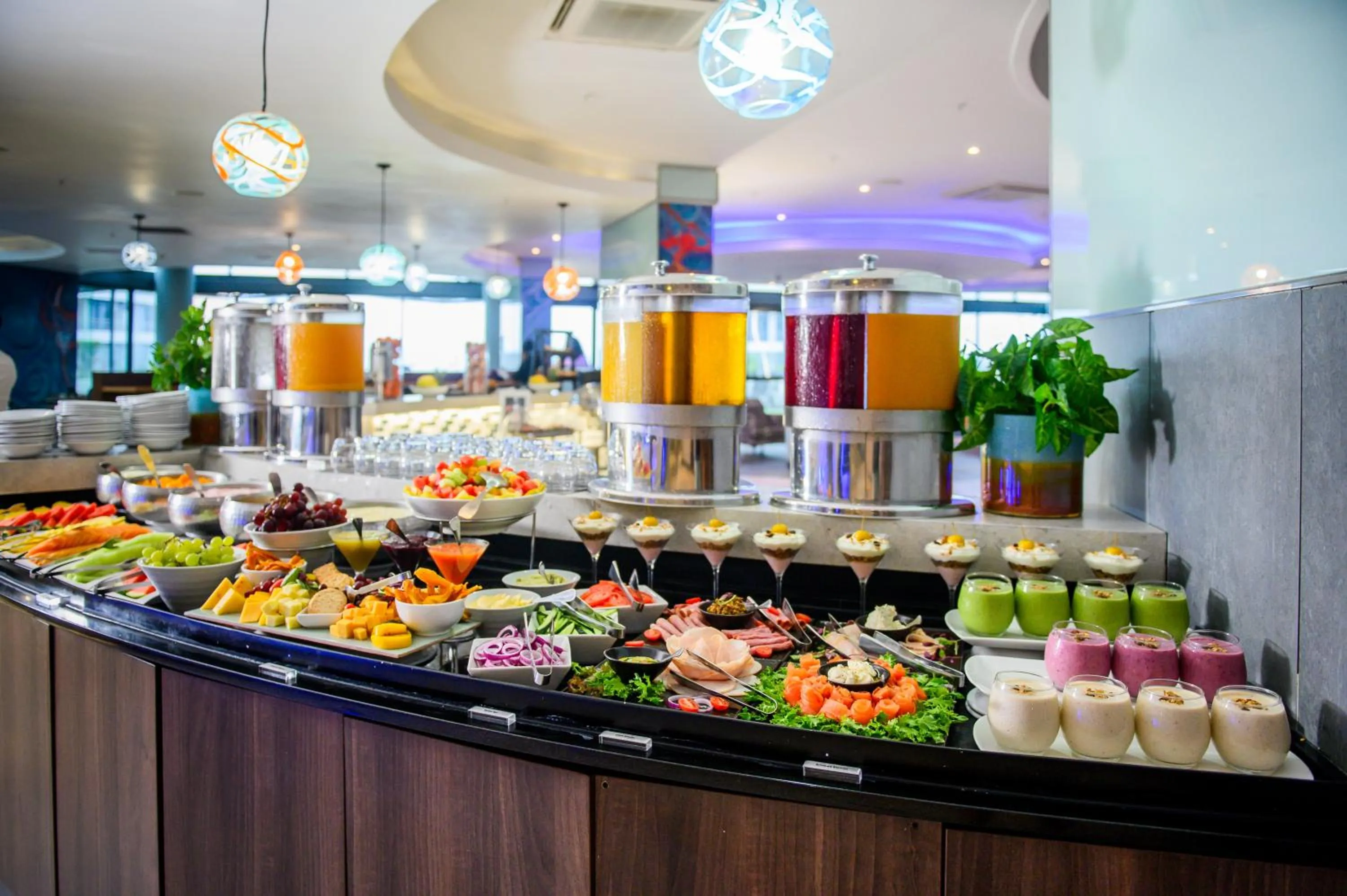 Buffet breakfast in The Capital Pearls Hotel