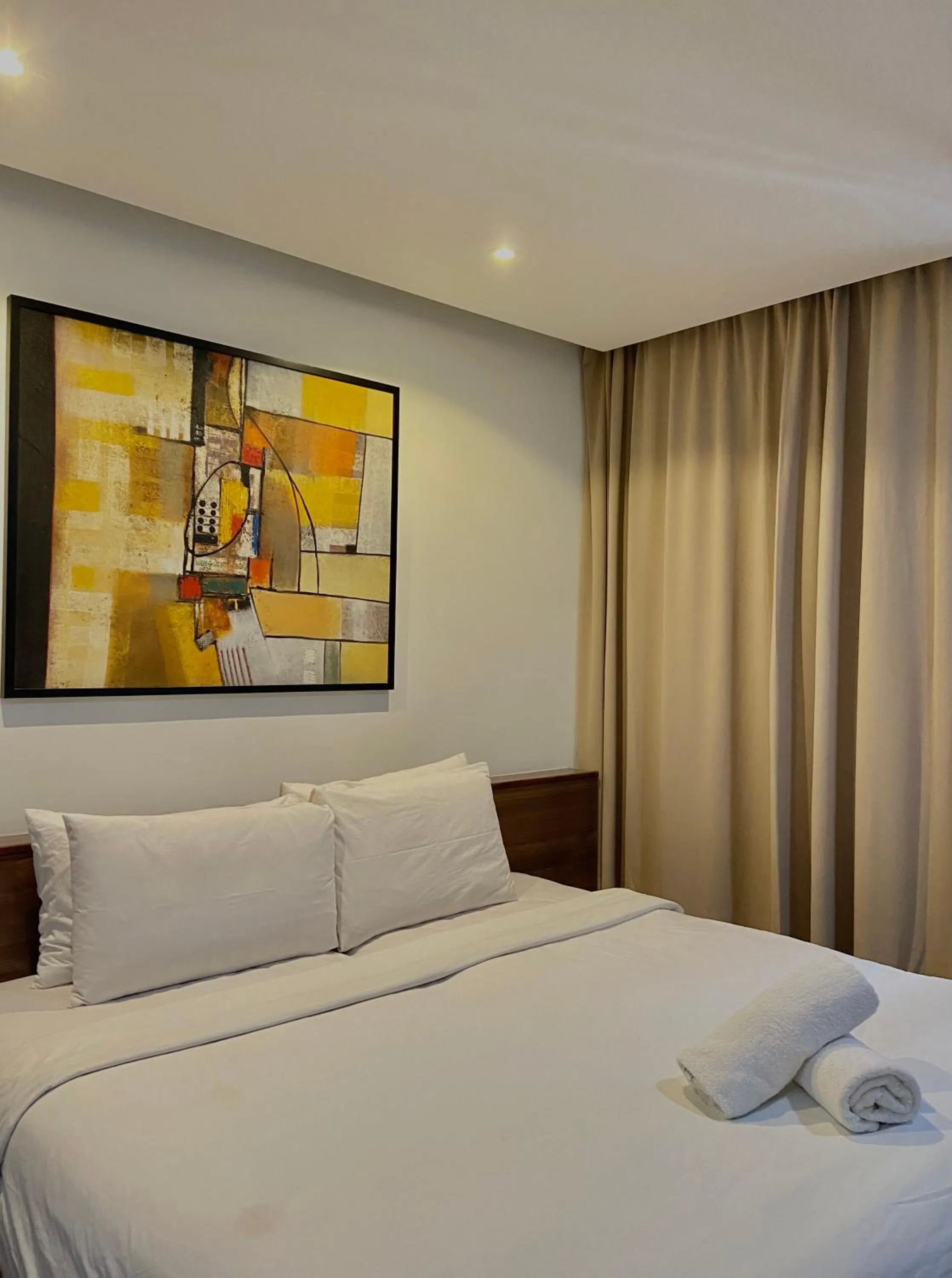 Bed in Frenz Hotel Kuala Lumpur