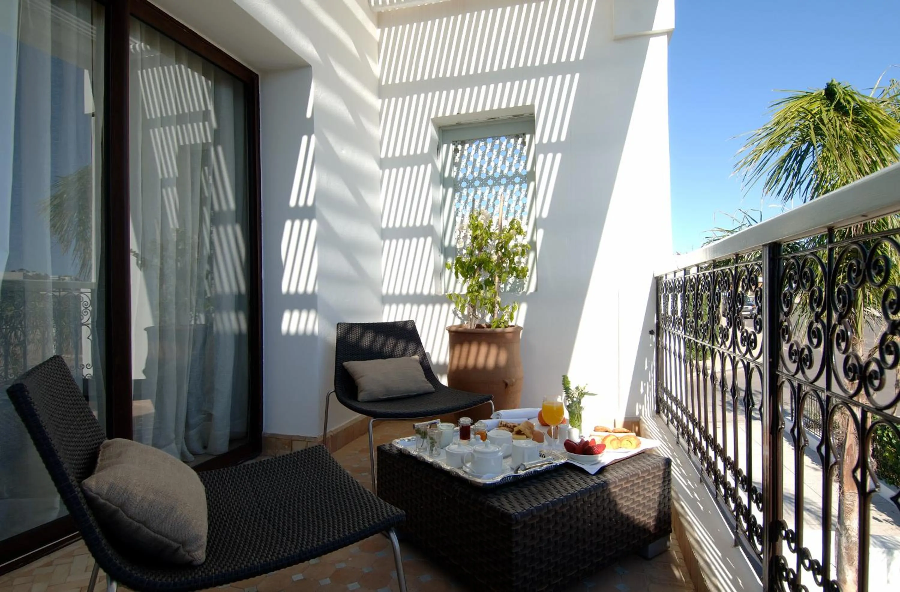 Food and drinks in Le Riad Villa Blanche